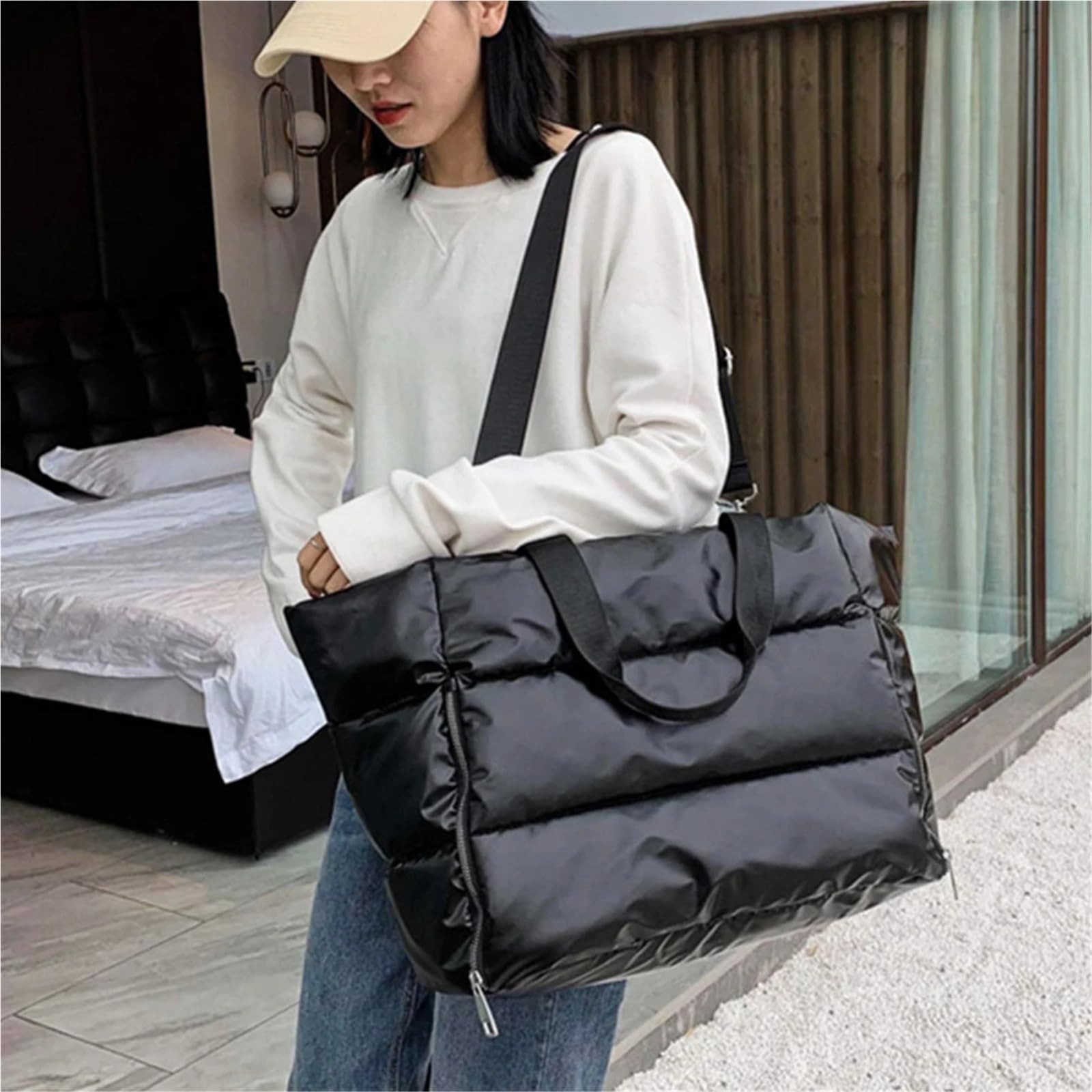 Borsa per Racchetta da Tennis Borsa da palestra da donna in nylon