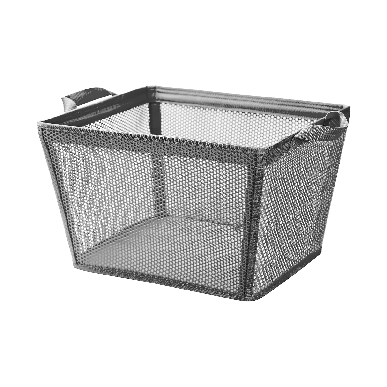 Amazon Mambabydad ランドリー バスケット 折りたたみ 洗濯カゴ 大容量 おしゃれ 取っ手付き ランドリー収納 ボックス バッグ 袋 持ち運び可能 軽量 省スベース 27l 33 28 25 Cm Gray ランドリー収納 オンライン通販