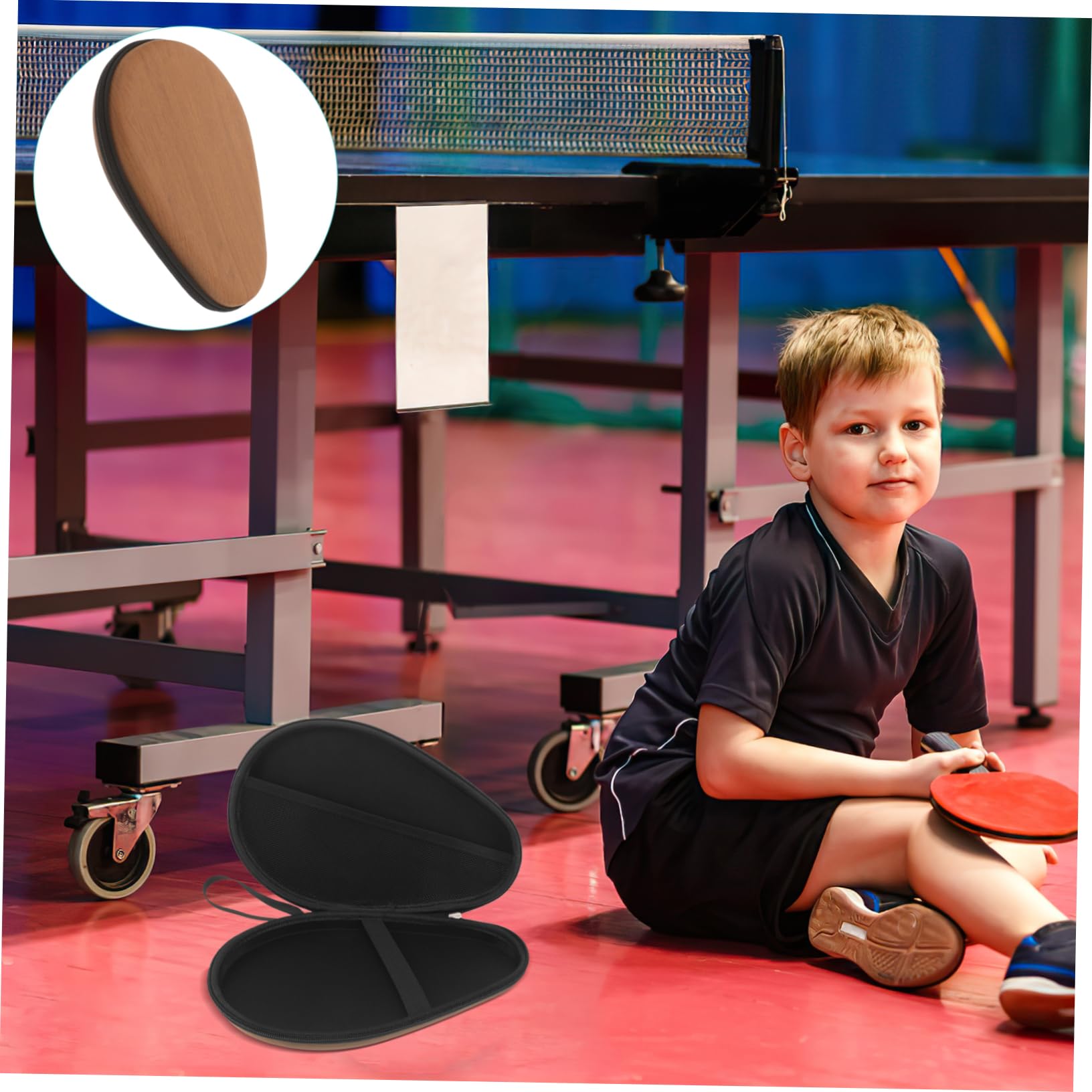 ifundom 5 Custodia per Racchette Pong Protezione per Racchette Tennis Tavolo Design Trasporto Facile e Stoccaggio Efficienti