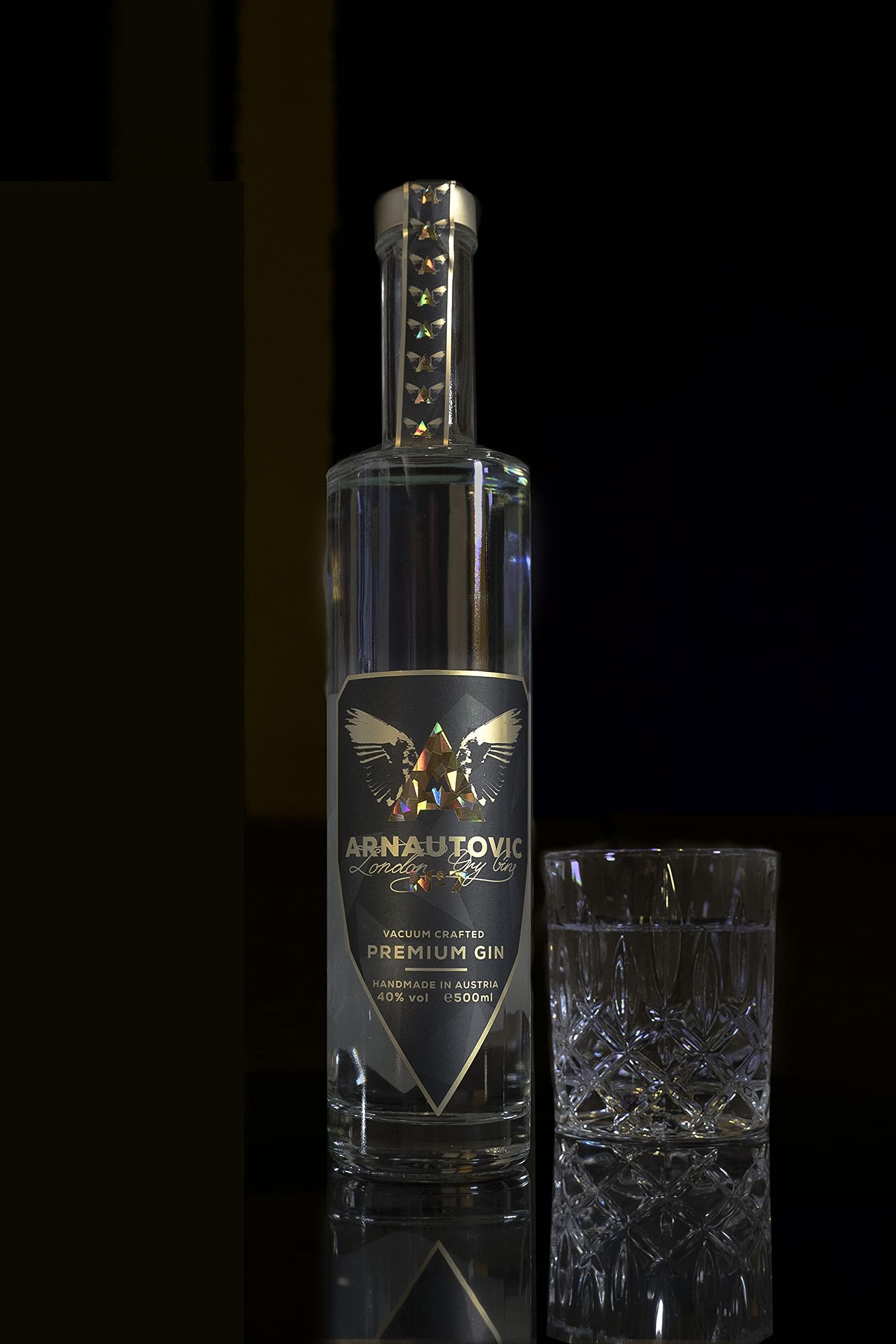 Arnautovic London Dry Gin Premium Gin No. 7 40% Vol. 0,5l in Geschenkbox