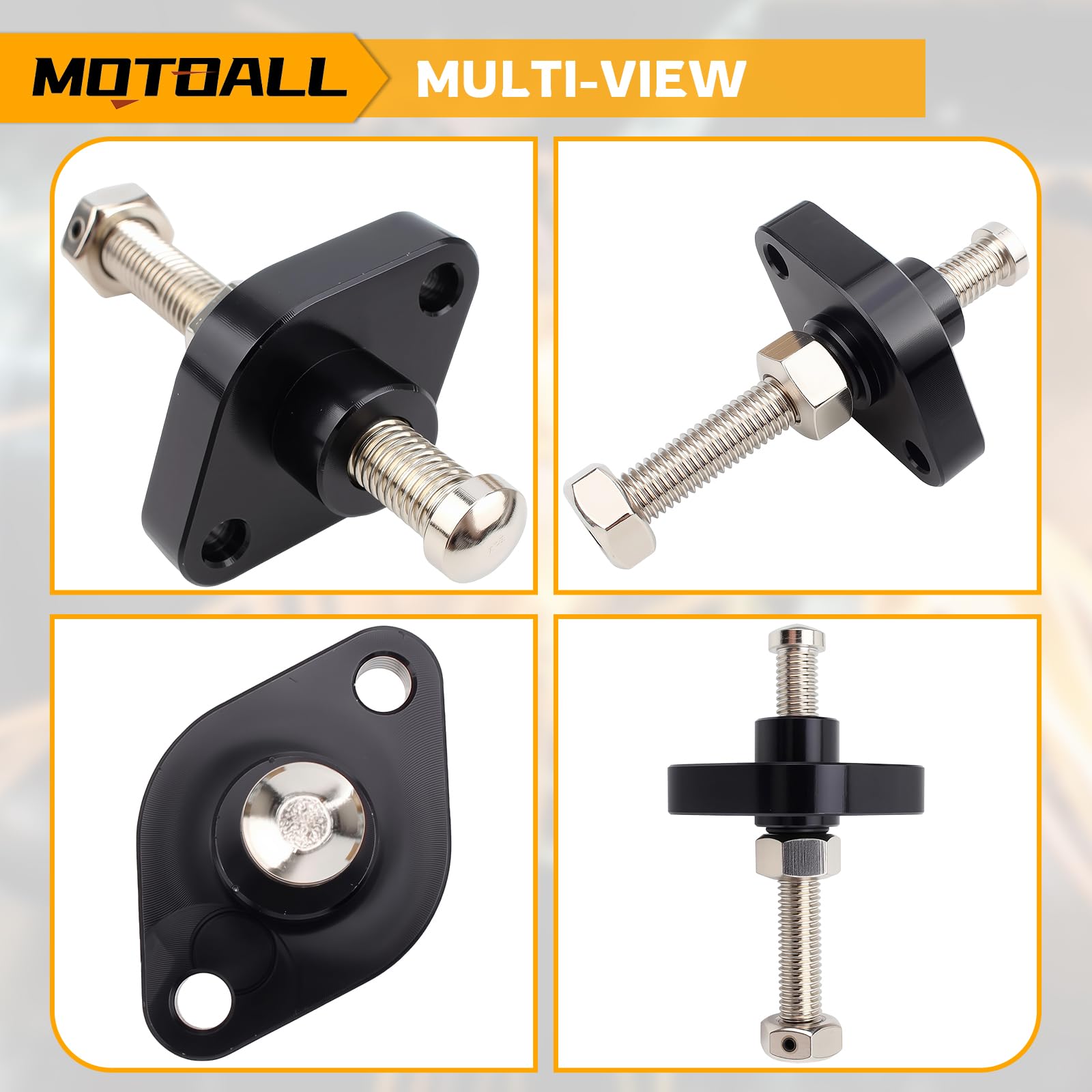 MOTOALL Tensor de cadena de distribución CNC de repuesto para Suzuki LTZ 400 Z400 2003-2014 con tensor de cadena manual CNC Billet y junta