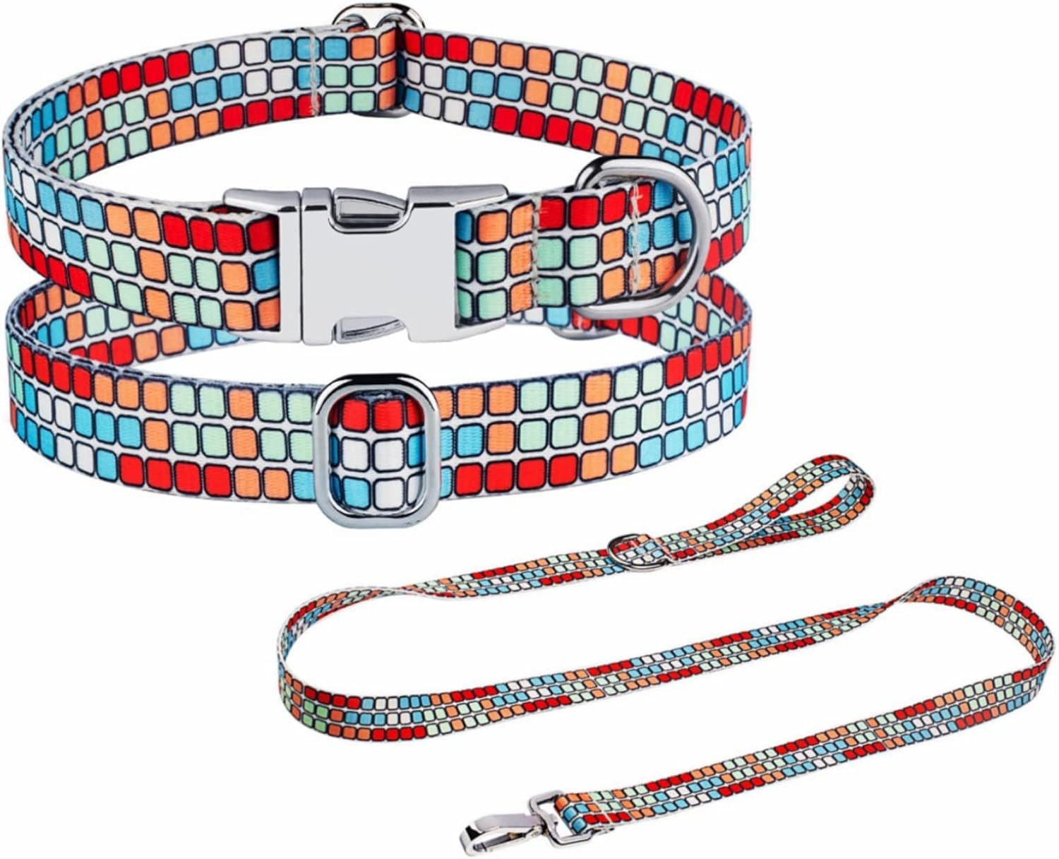 Ensemble collier et laisse pour chien pour anniversaire et fêtes