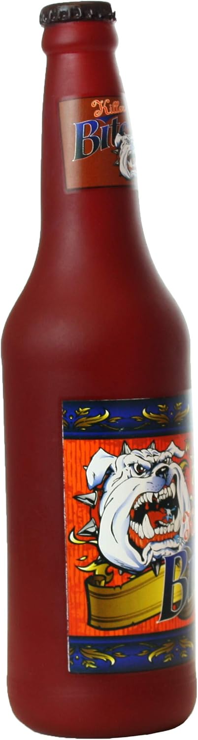 ビールボトル &ndash; 犬用おもちゃ &ndash; 100%ビニール製 耐久性&amp;強靭 ノベルティプレイトイ 選択できるボトル14本 浮く (