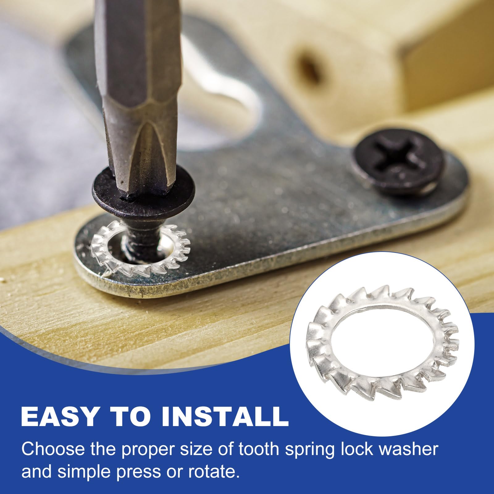 PATIKIL M16 External Tooth Lock Washers - Image 4