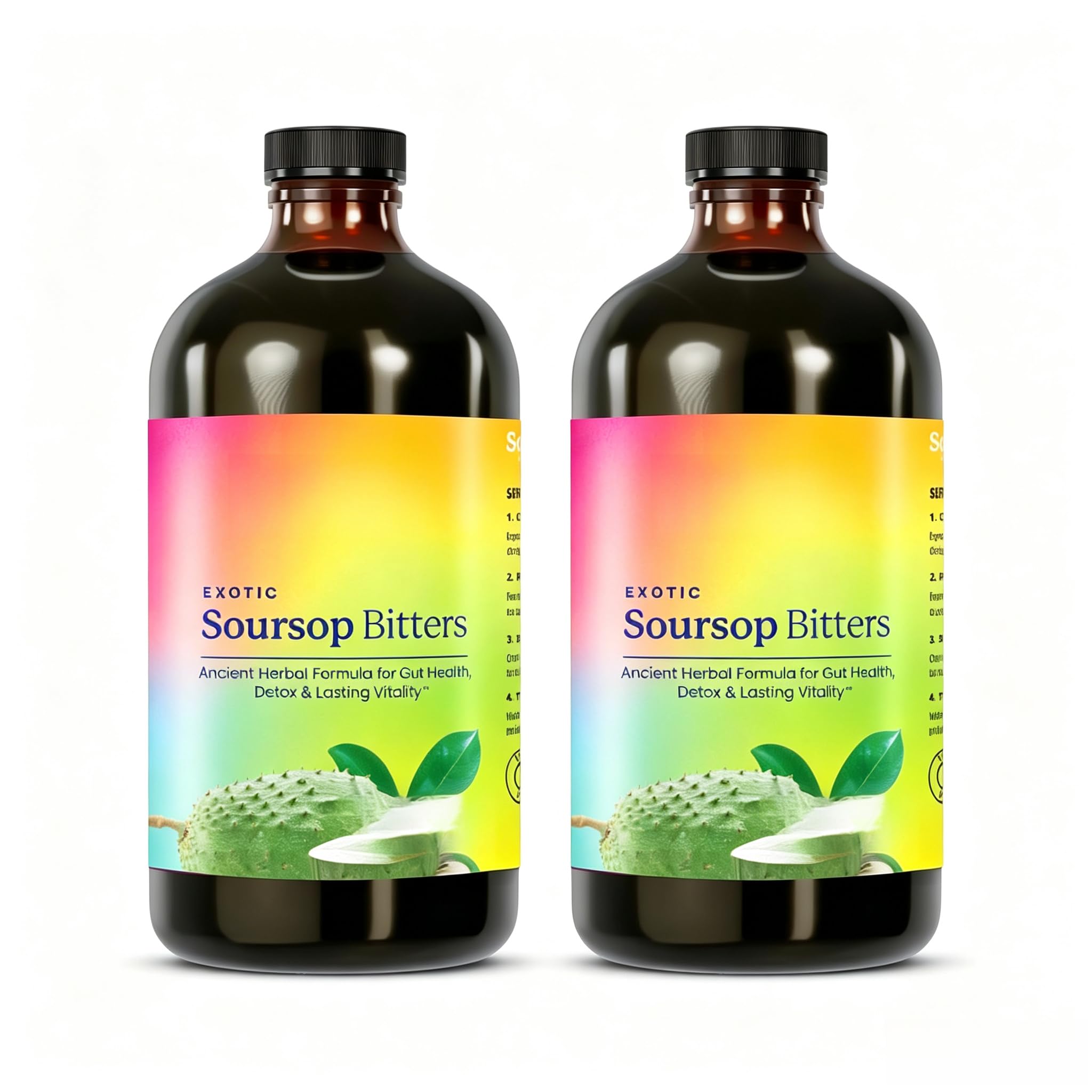 2 Pack, Bíter De Guanábana Líquido, Digestivo, Salud Intestinal Y Vitalidad