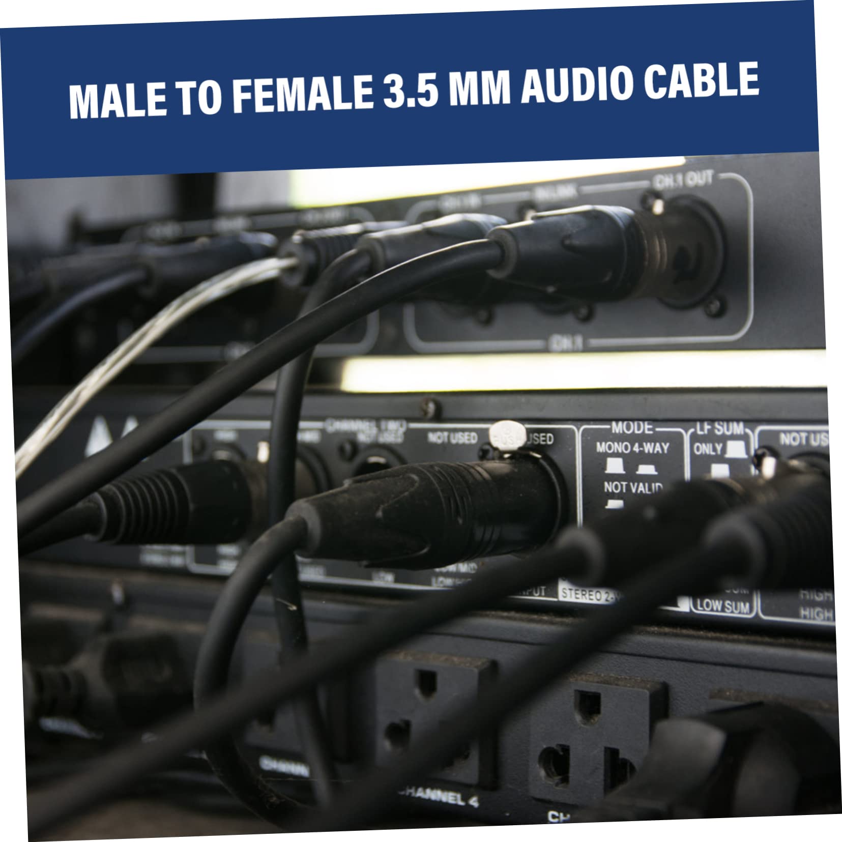 5 Stücke Audio Kabel Männlich Zu Weiblich 3 5mm Verlängerung 1/8 Zu 1/8 Stereo Kabel Für Mikrofon Mischer