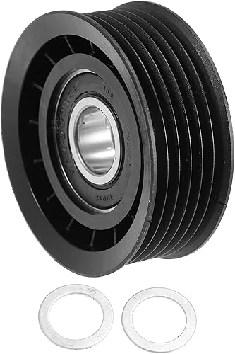 X AUTOHAUX 5184638AD Polea de guía de desviación de polea tensora para automóvil para Mercedes-Benz C 230 2006-2007