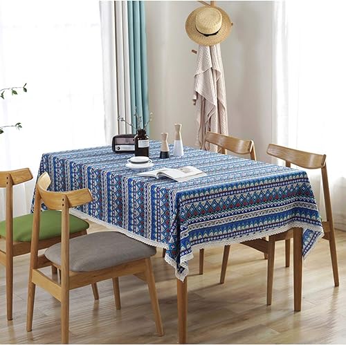 Miniatura 2 de Bringsine - Mantel de lino lavable, diseño vintage, varios tamaños
