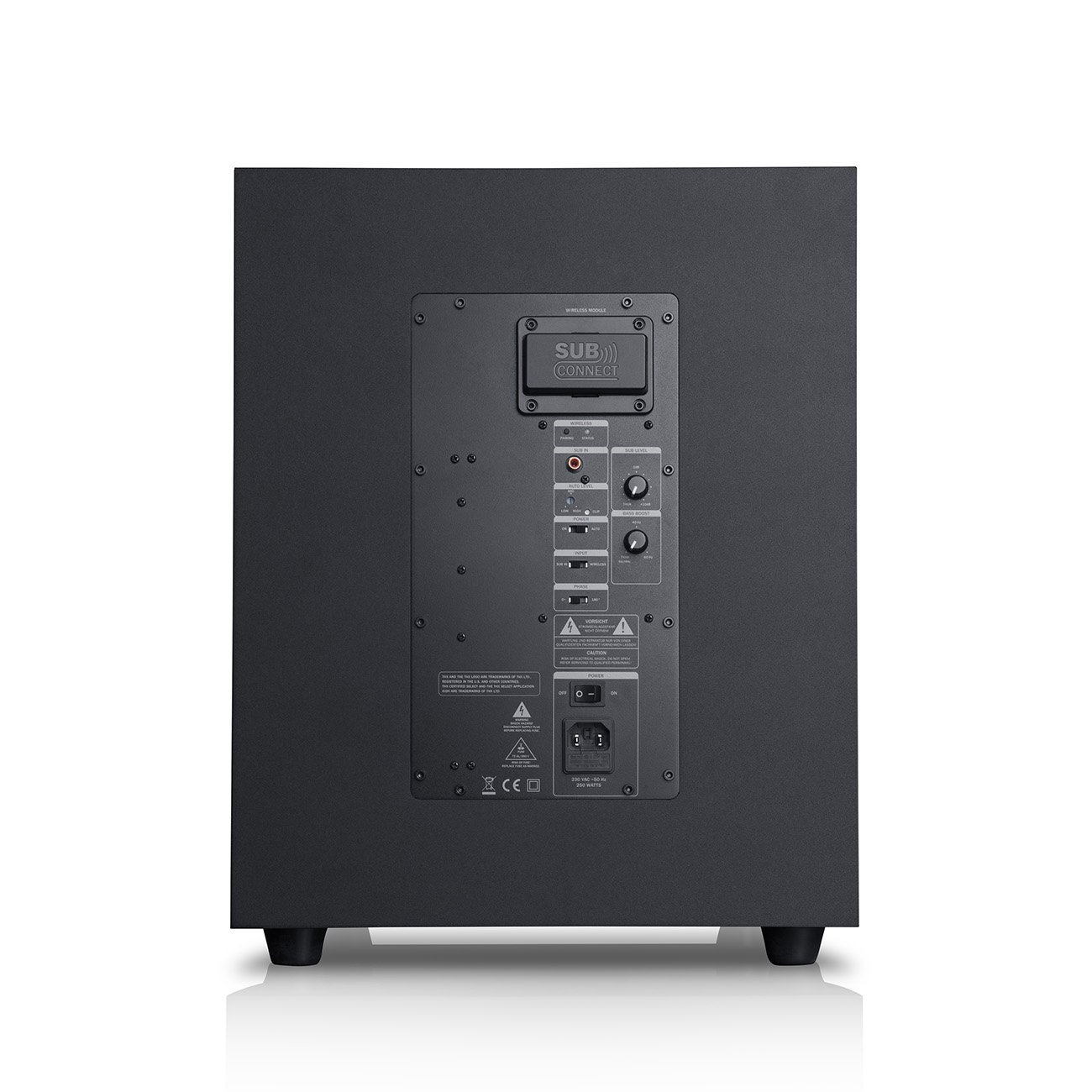 Teufel ULTIMA 40 Surround 5.1-Set, Sistema Home Cinema 5.1 con Altoparlanti da Pavimento, Subwoofer, Design Bass Reflex, per Qualsiasi Ricevitore AV, Nero