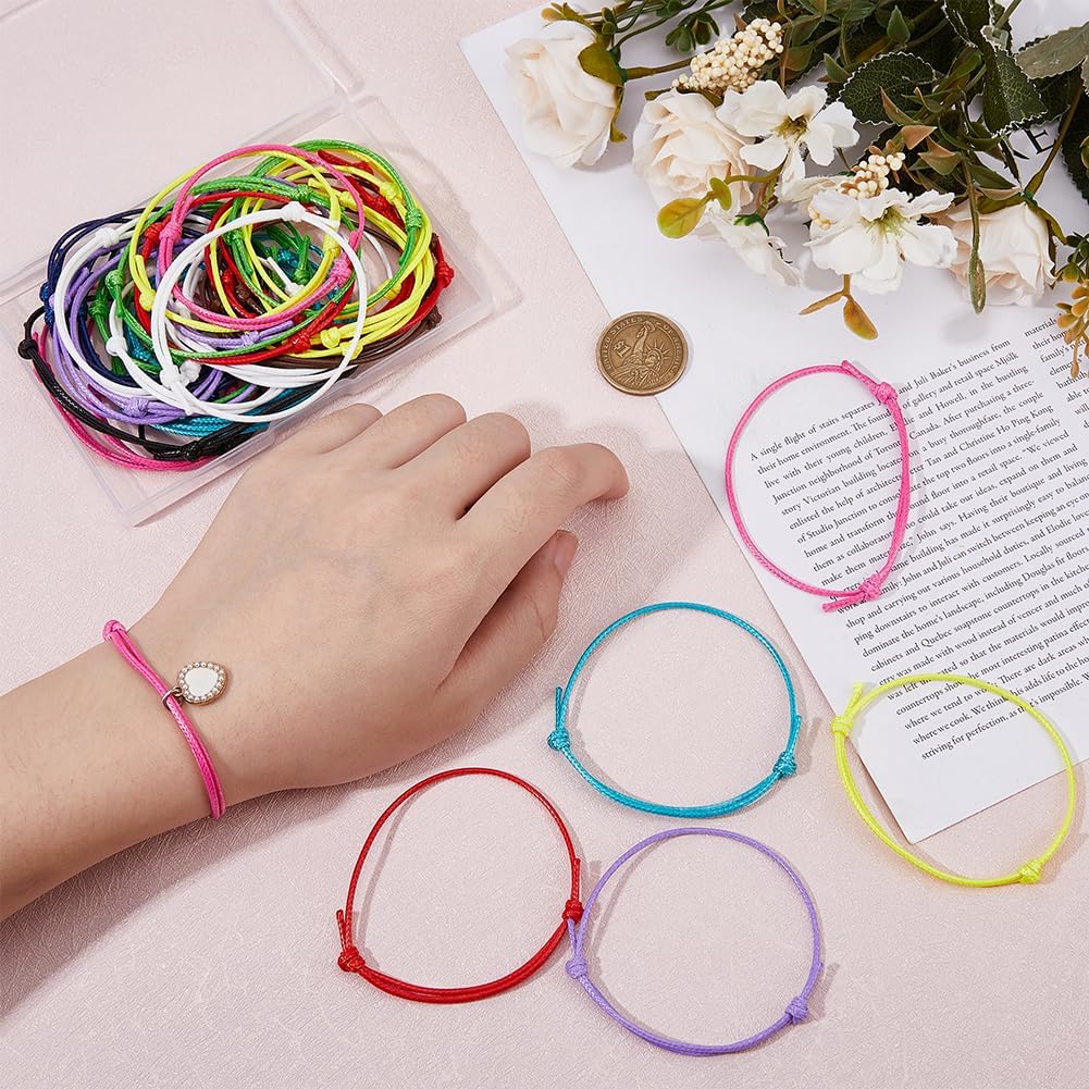 DICOSMETIC Woven Wrap Friendship Bracelet Handmade Braid String Bracelet Adjustable Thread Bracelets Set for Party Birthday Graduation - Image 3