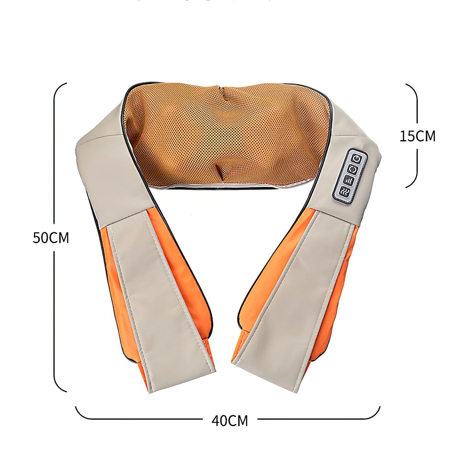 Massaggiatore per collo Shiatsu massaggiatore elettrico con funzione di calore, 3 livelli di regolazione dell'intensità, doppia sicurezza, massaggiatore cervicale per schiena, gambe, regali per donne
