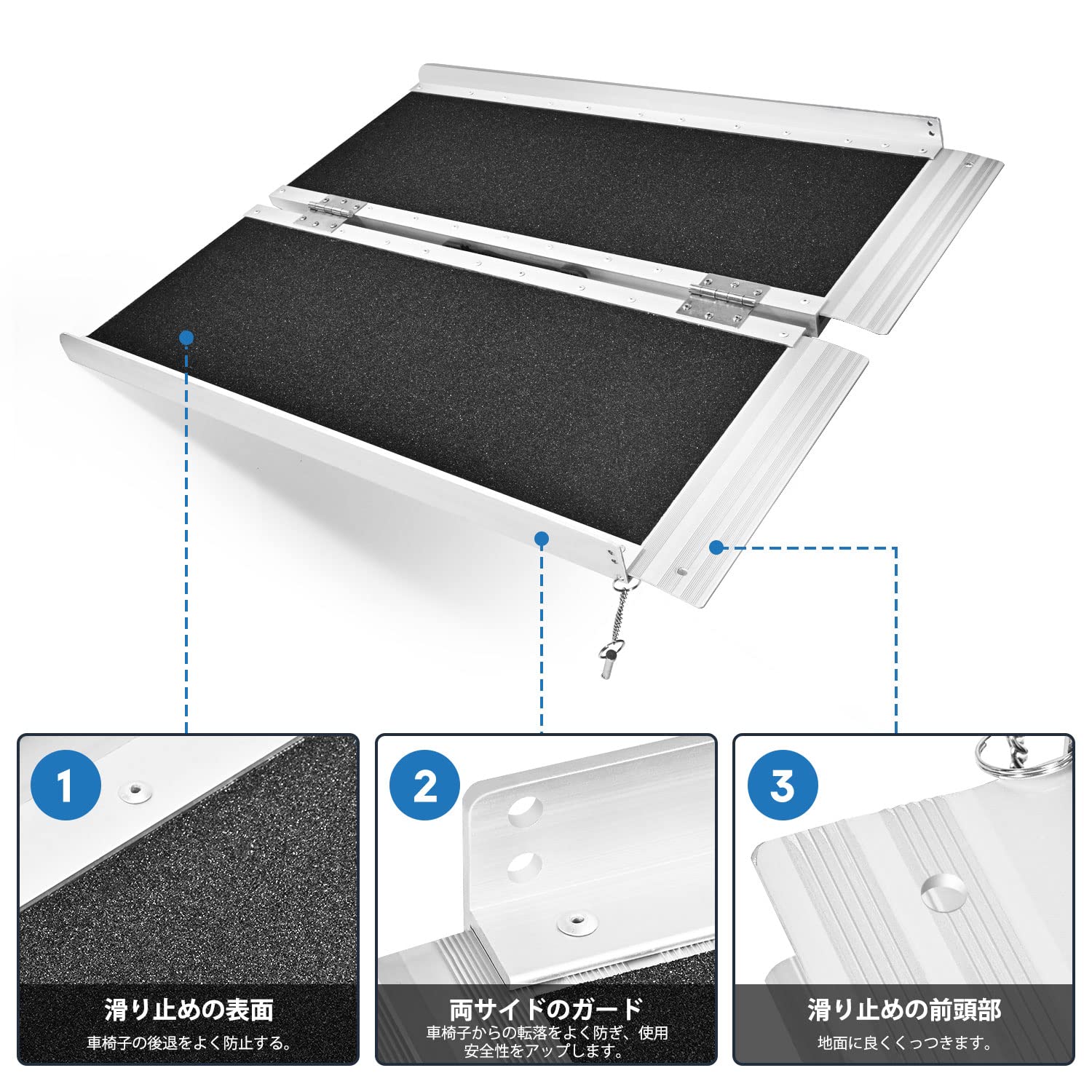 Amazon.co.jp: HSINMAXit スロープ 車椅子 スロープ 玄関 長さ122cm*幅 