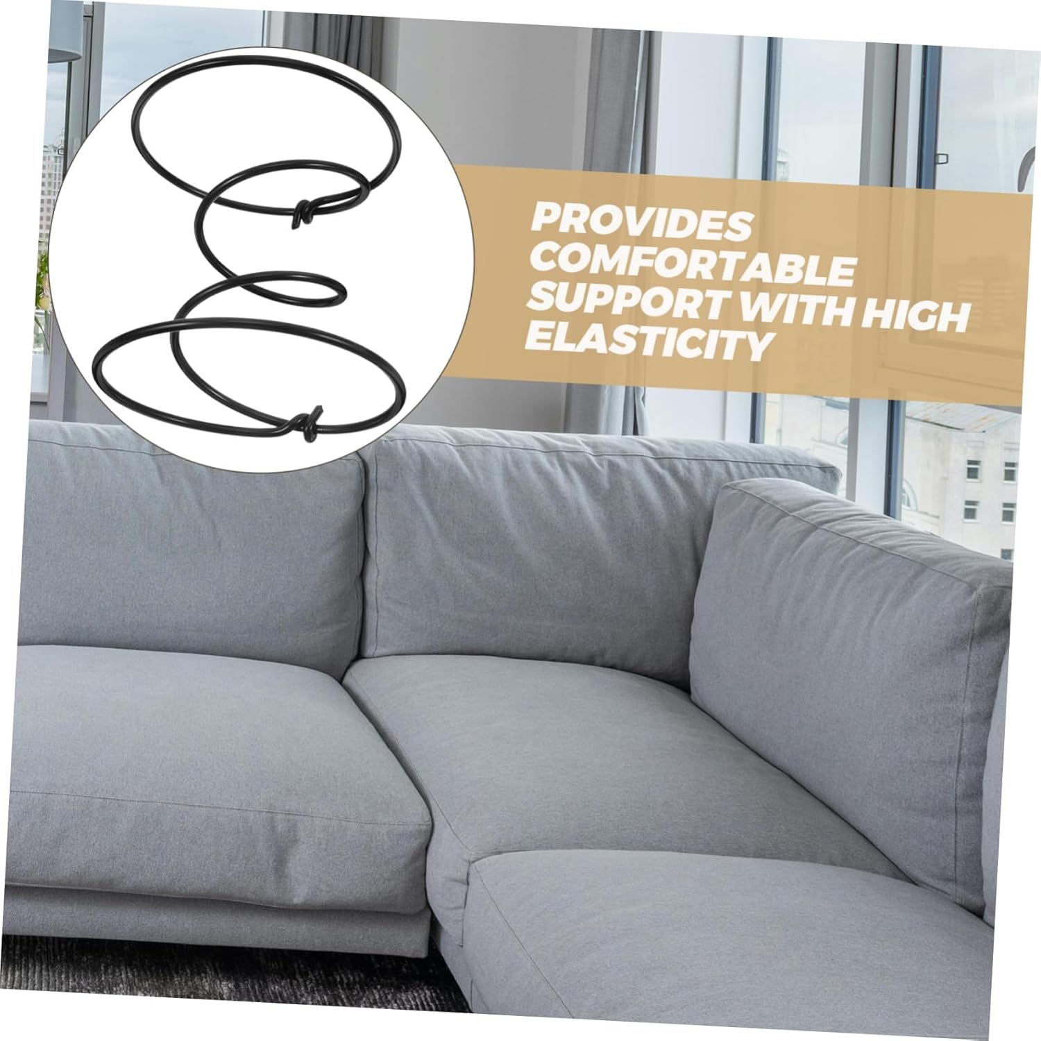 10pcs Sofa Recliner Replacement Parts Upholstery Springs Zig Easy Install Furniture Spring Clips for Seat Repair