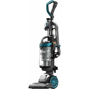 Eureka NEU562A FloorRover Upright Vacuum Cleaner, Bagless Pet Vacuum for Carpet and Hard Floor, Blue (Renewed)