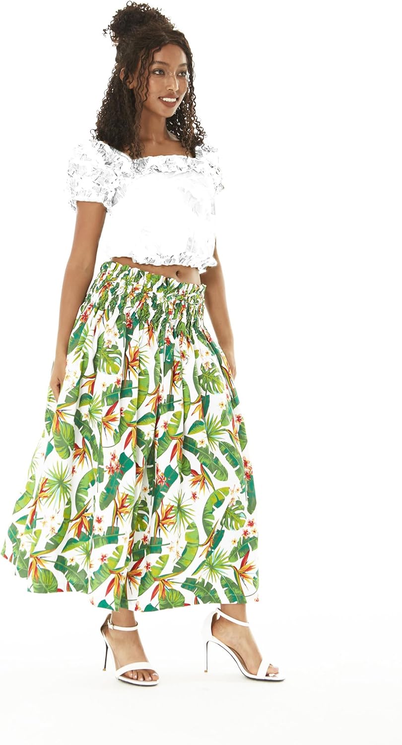 Women's Hawaiian Luau Muumuu Flare Skirt