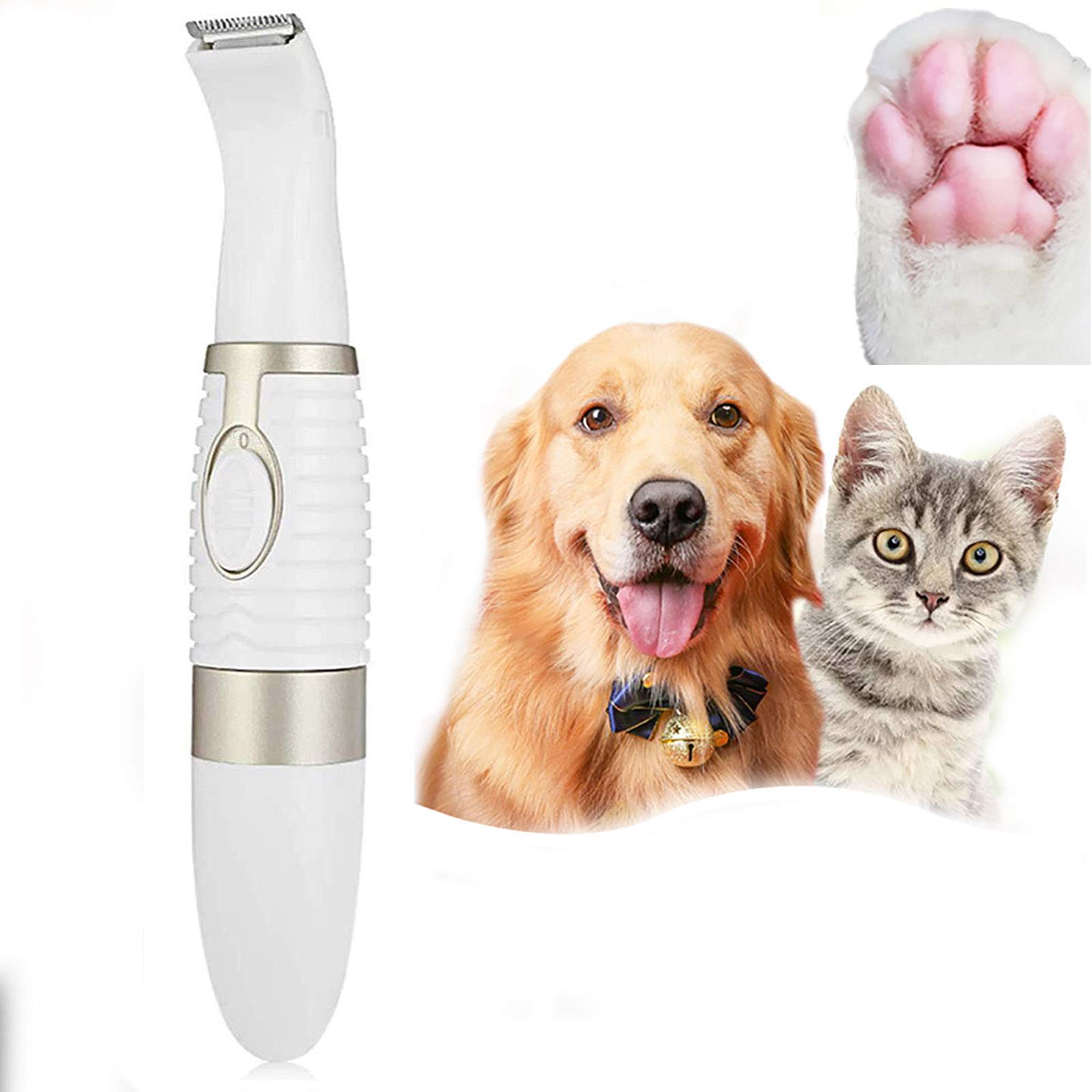 Tondeuse rechargeable pour animaux qui élimine les nœuds des chiens et chats facilement