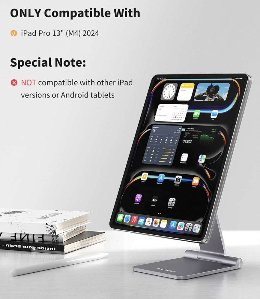 13インチiPad Pro（M4）専用スタンド Amazon.co.jp: KU XIU マグネット式ワイヤレス充電スタンド iPad