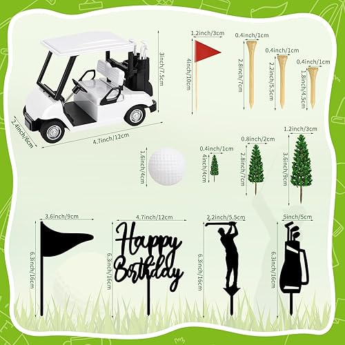 Miniatura 157 de Hooqict 26 piezas de decoraciones de pasteles de los años 80 y 90, decoraciones retro de los años 80 de hip hop con bolas de purpurina para cupcakes