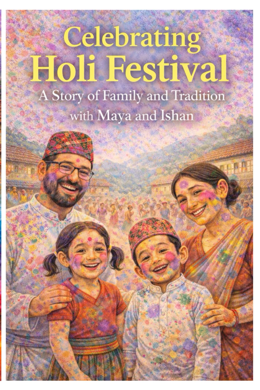 Celebrating Holi festival: A Story of Family and Tradition with Maya and Ishan: A Joyful Cultural Storybook Teaching Kids About Holi (Phagu Purnima), Kindness, and Togetherness in Nepal