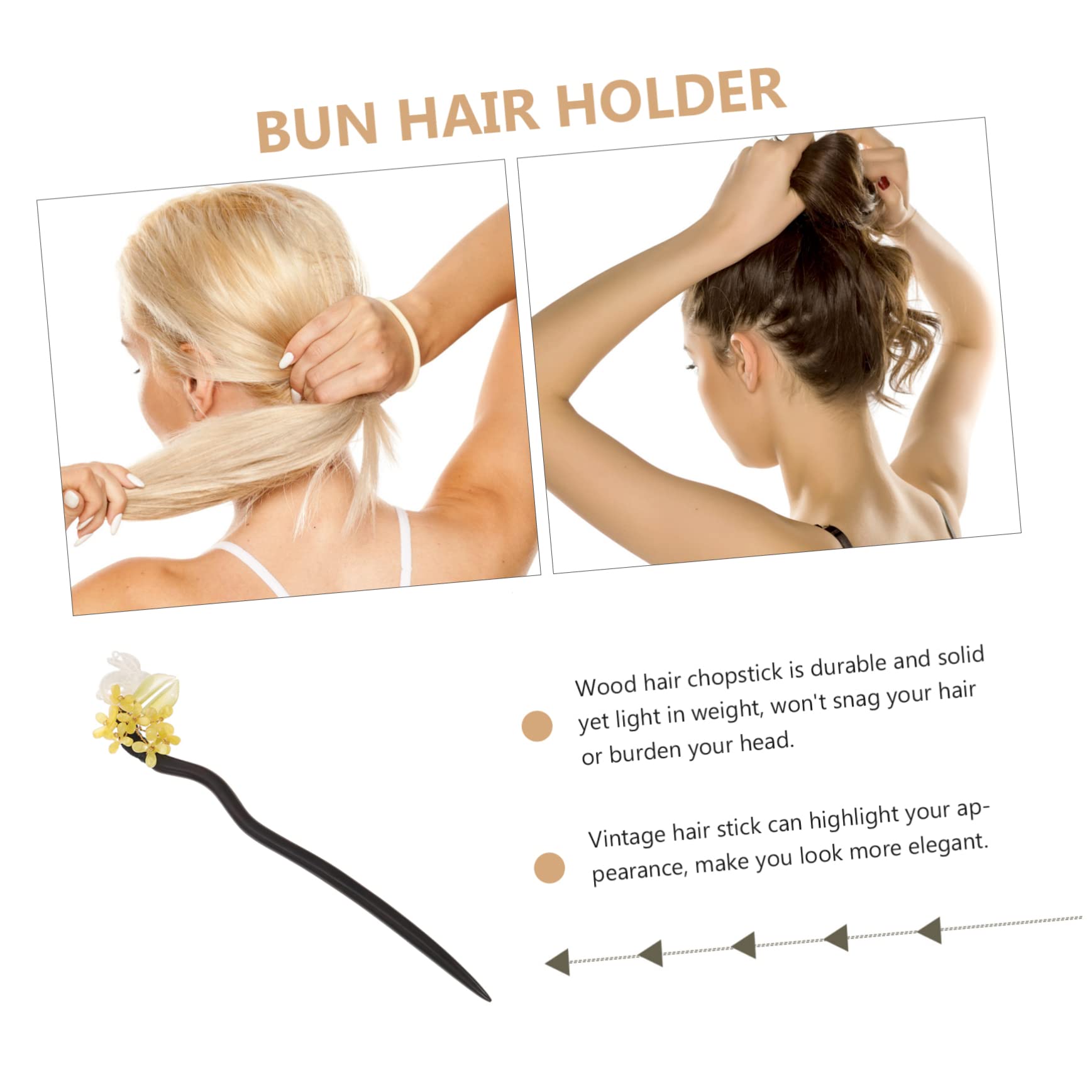 MAGICLULU 4 Stück Haarnadel Haarstab für Party Hanfu Haarschmuck Haarstäbchen für Brötchen Dutt-Haarhalter Klammer Haarspangen Haarstäbchen für langes Haar Haarschmuck für Damen cheongsam