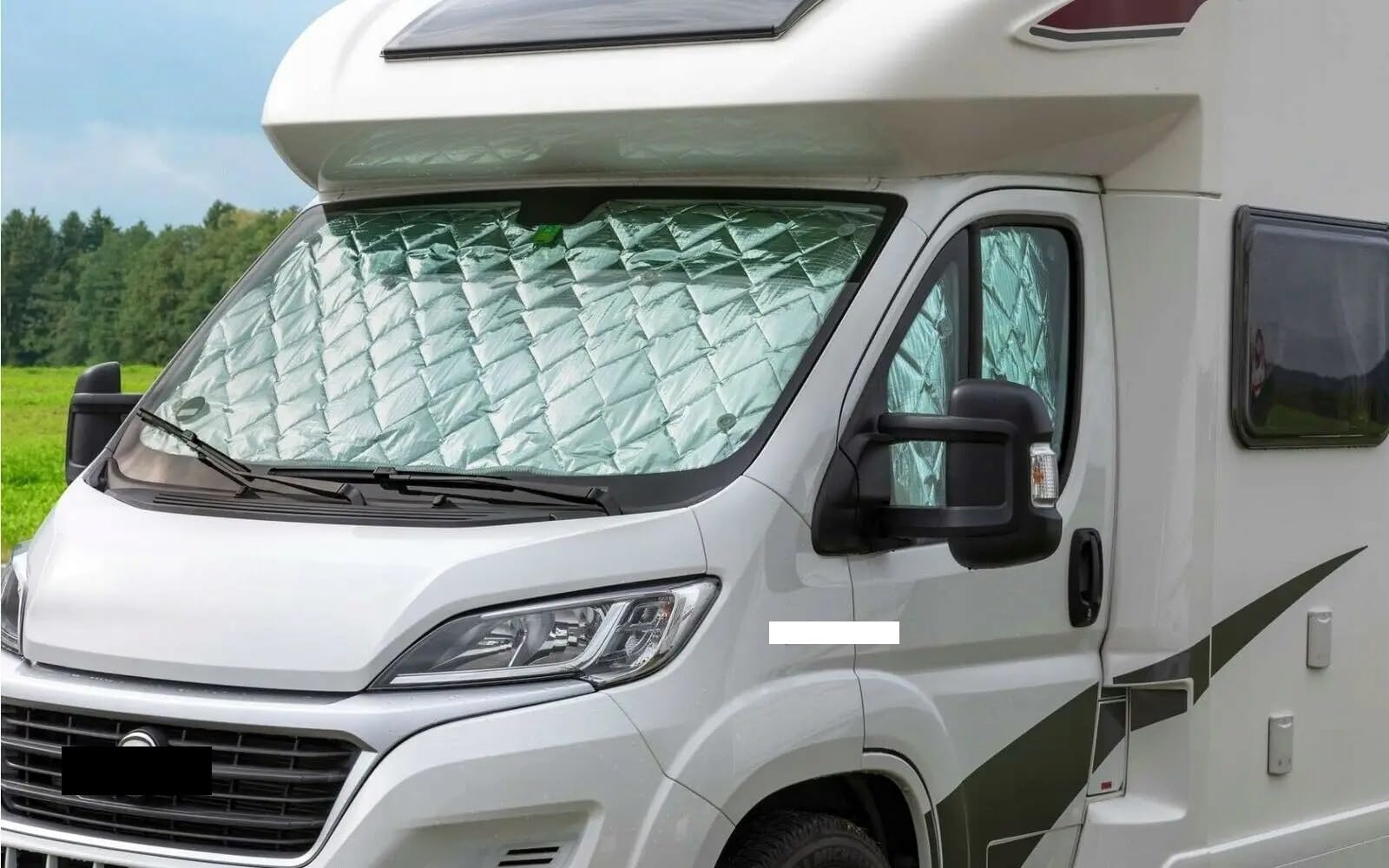 para Fiat Ducato 2006-2022, Persianas Térmicas Internas para Coche, Cubierta Parasol para Parabrisas, Kit Persiana, para Ventana Elevación Parabrisas para Coche
