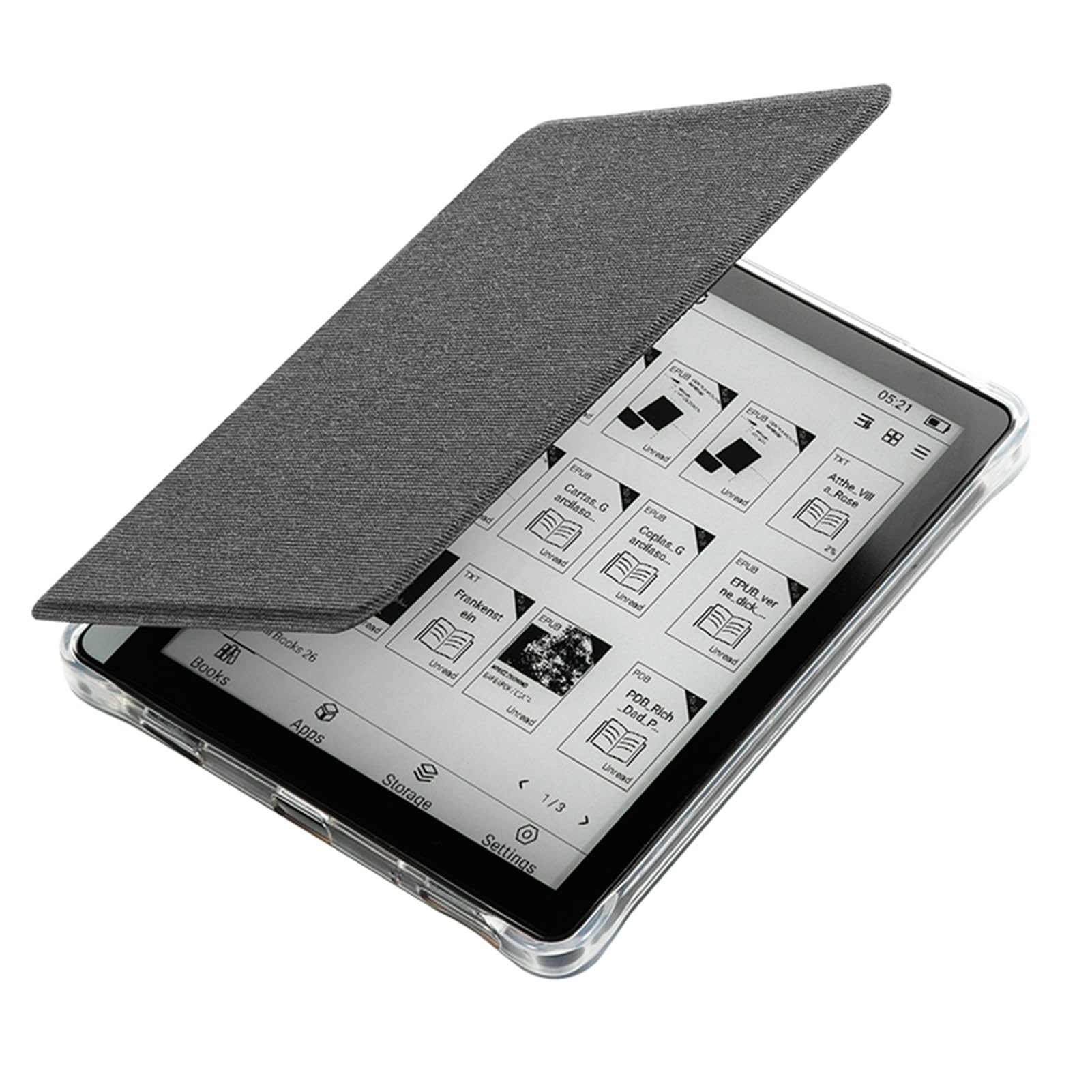 GOWENIC EReader mit Langer Akkulaufzeit | 5,76-Zoll-Ultra-Clear-Antireflexions-Tablet für EPUB PDF MOBI (2G+32G)