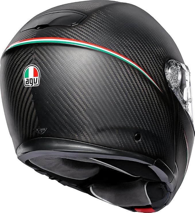 CASCO SPORTMODULAR AGV E05 MULTI MPLK TRICOLORE MATT CARBON/ITALY XS :  Amazon.it: Auto e Moto