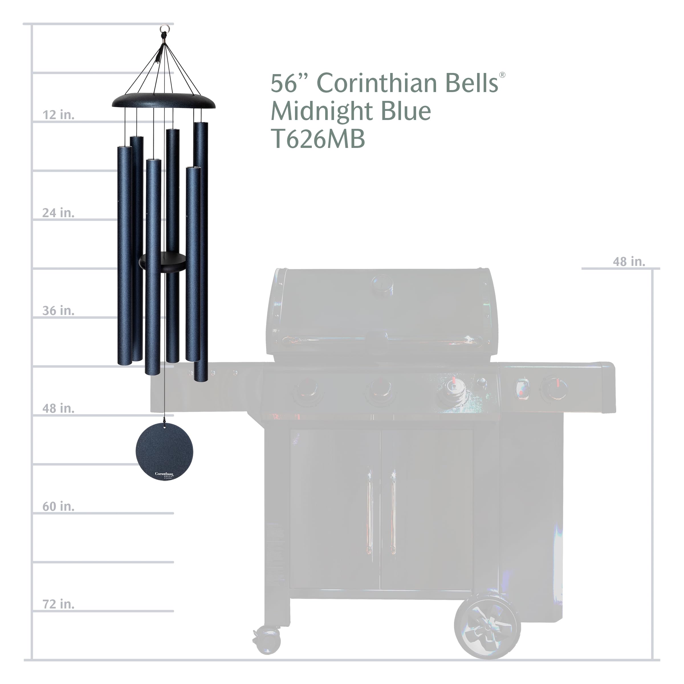 Amazon.com : Corinthian Bells by Wind River - 56 inch Midnight