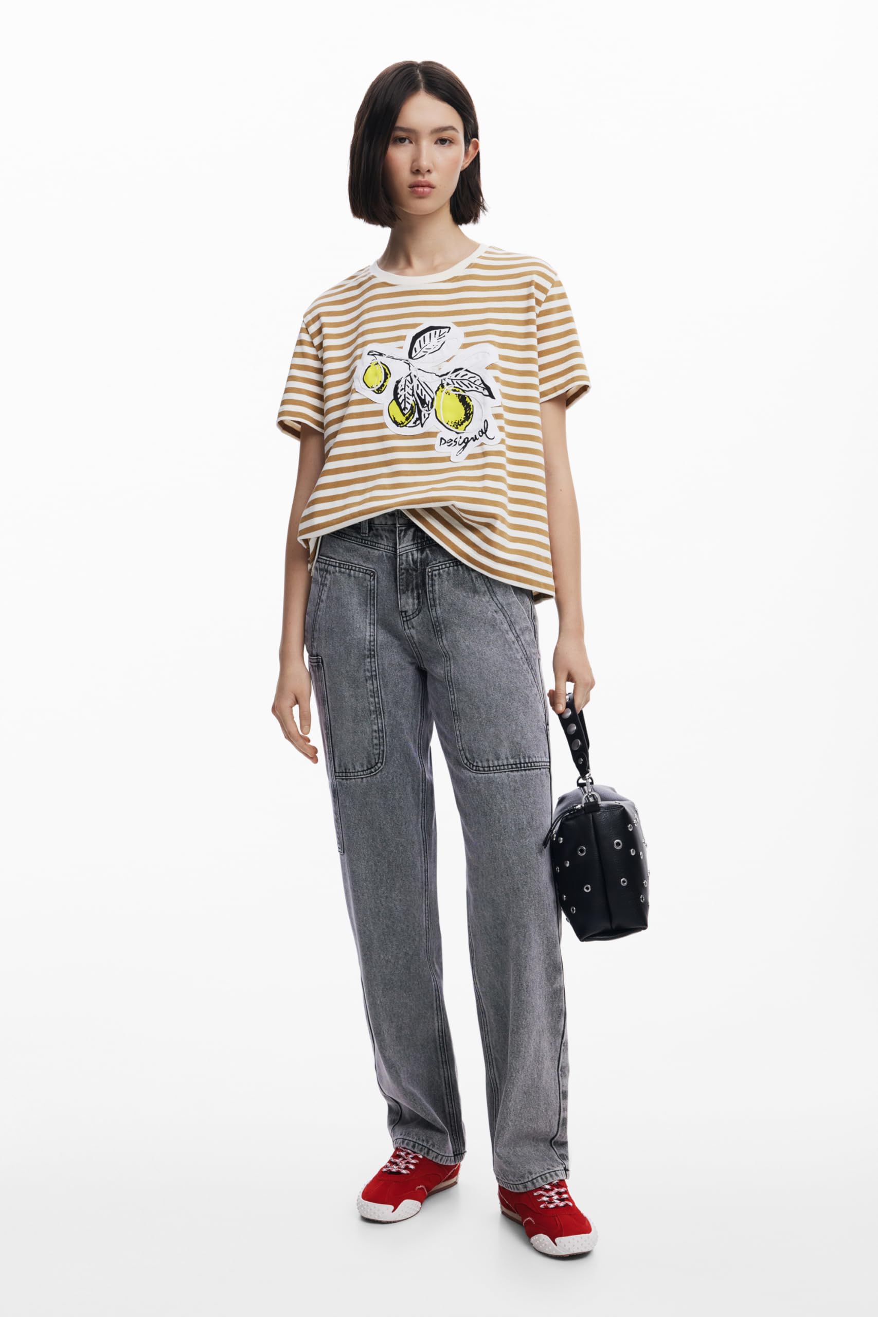 Desigual TS_Lemon T-Shirt Mujer (Pack de 1)