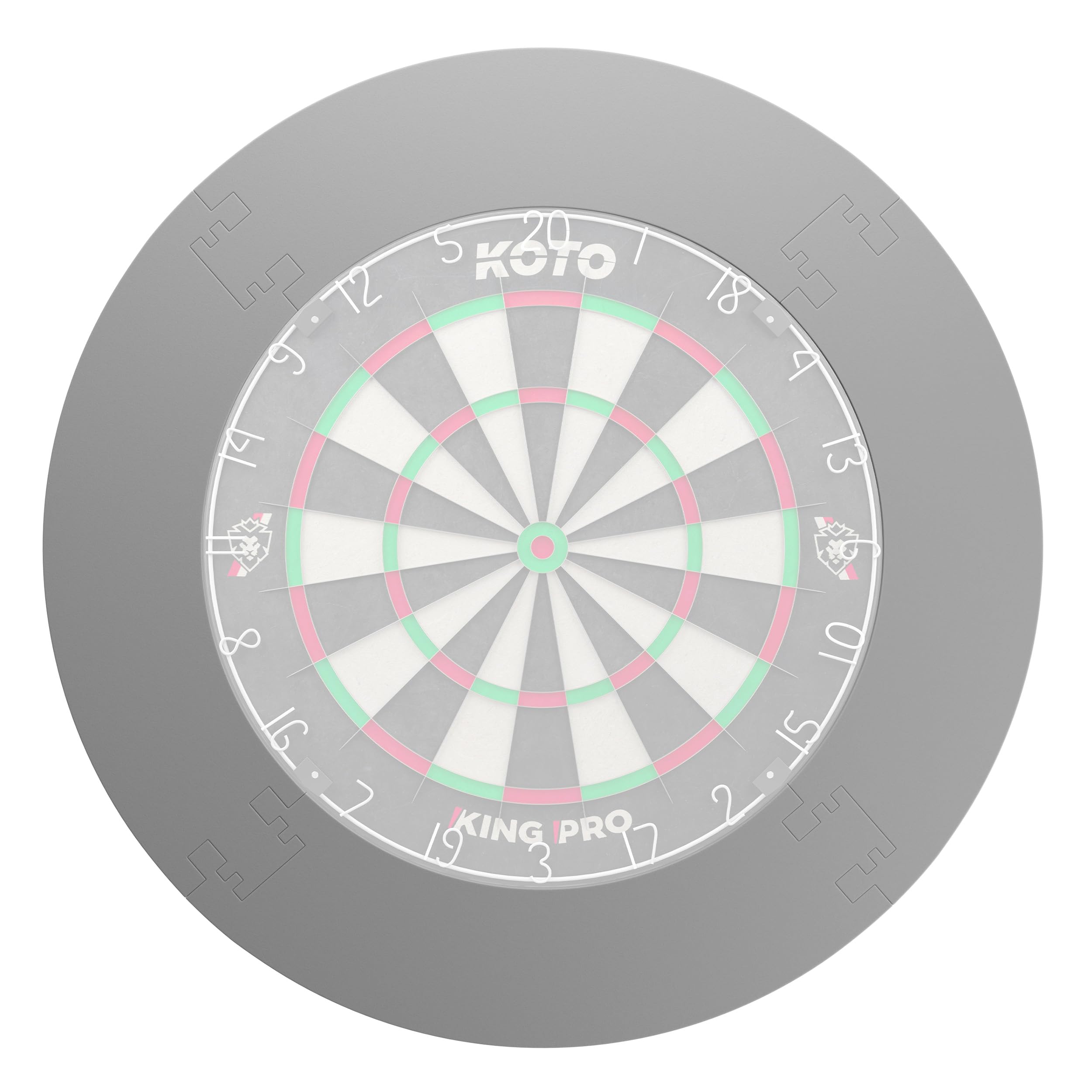 KOTO - 4pcs. Dart Surround, langlebige Dart wandschutz, verhindert Schäden, Eva