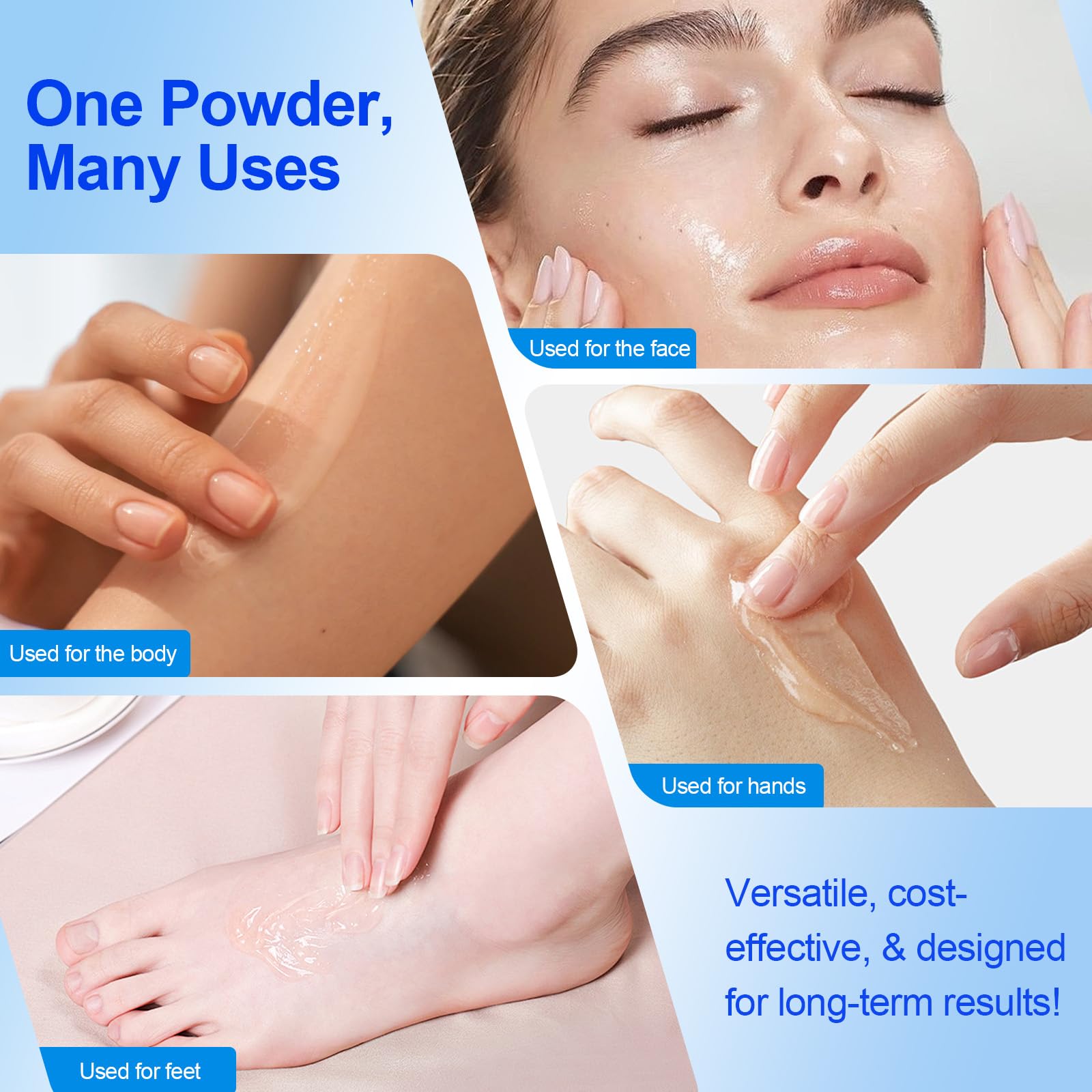 2 Pack Hyaluronic Acid Powder for Skin – High Molecular Weight, Deeply Hydrating, Cosmetic Grade Water-Soluble Powder, Vegan, Gluten-Free, Ideal for DIY Serums & Creams, 7.6oz — Amazon image 9