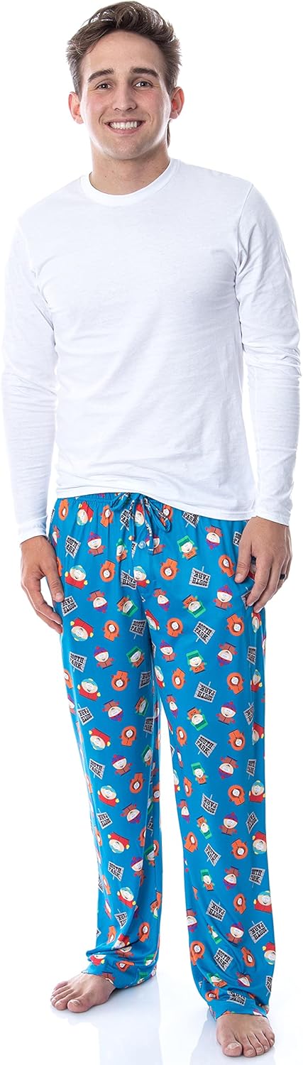 INTIMO South Park Mens' TV Show Stan Kyle Cartman Kenny Sleep Pajama Pants - Image 2