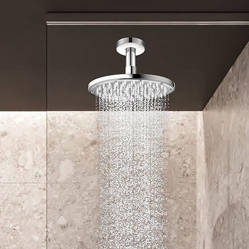 Miniatura 7 de Brazo de ducha de extensión montado en celda (se vende con brida de brazo de ducha) Reemplazo para D U4996 de 3 pulgadas, cromado