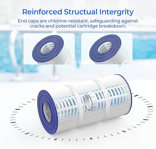 Miniatura 7 de Cartuchos de filtro de piscina CCP240, compatibles con Pentair Clean and Clear Plus 240 en el modelo NO 160310, repuesto para Pleatco PCC60,