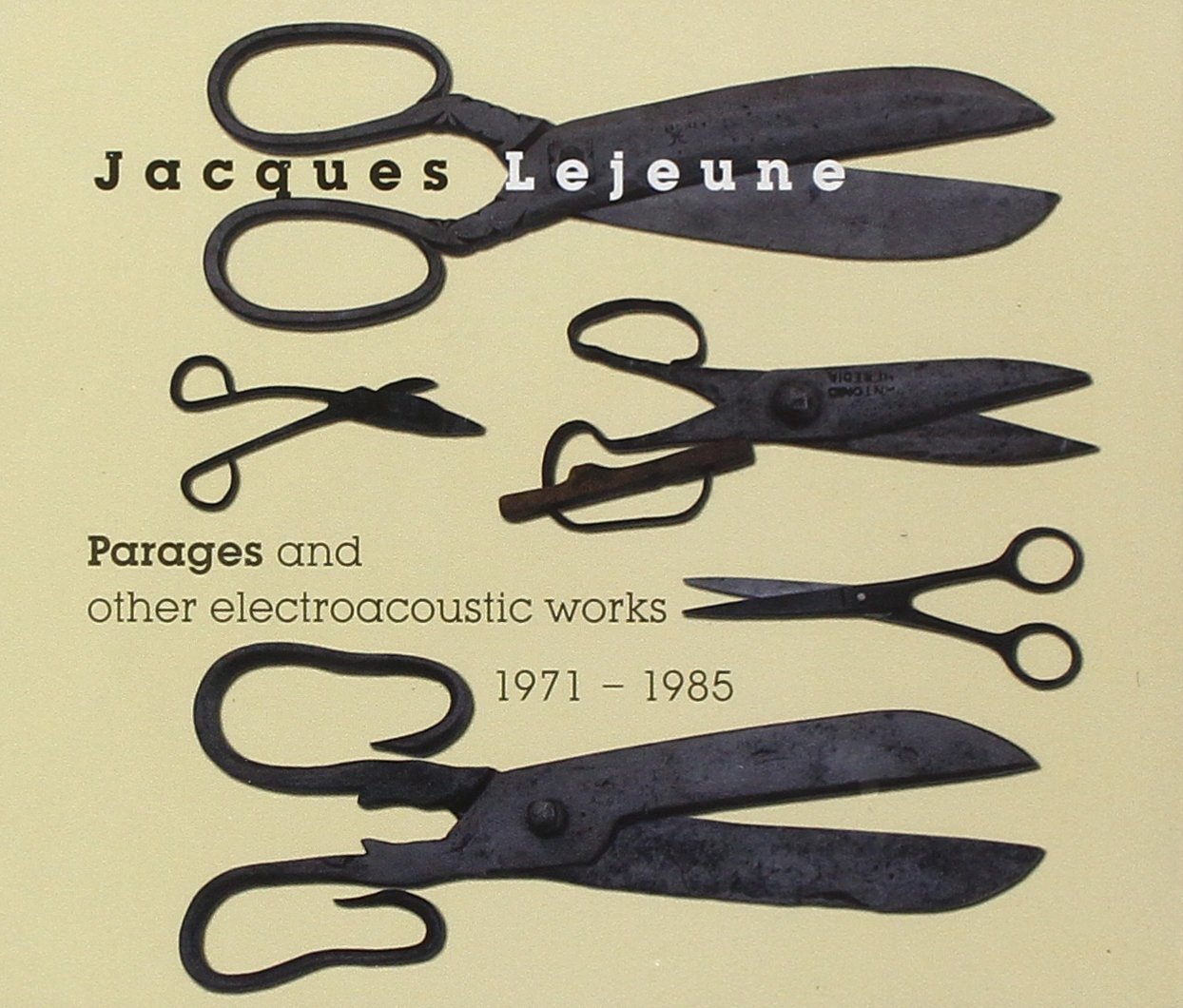 Parages & Other Electroacoustic Works 1971-1985
