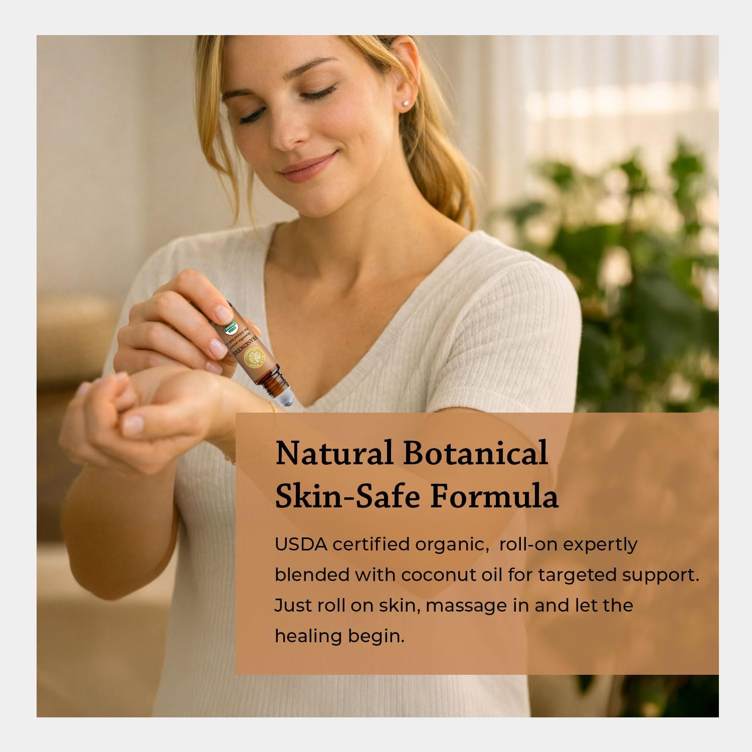 Silk Road Organic Boswellia Carterii Essential Oil Roll-On, USDA Certified image 5