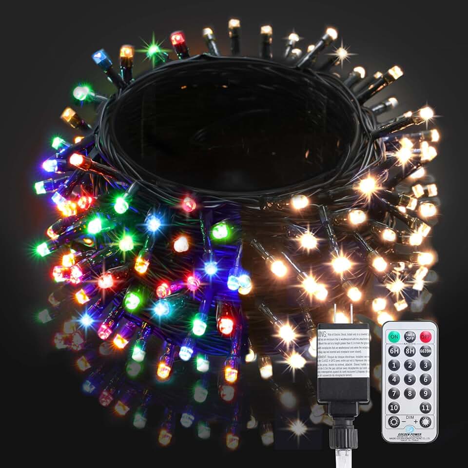 multicolor led christmas tree lights