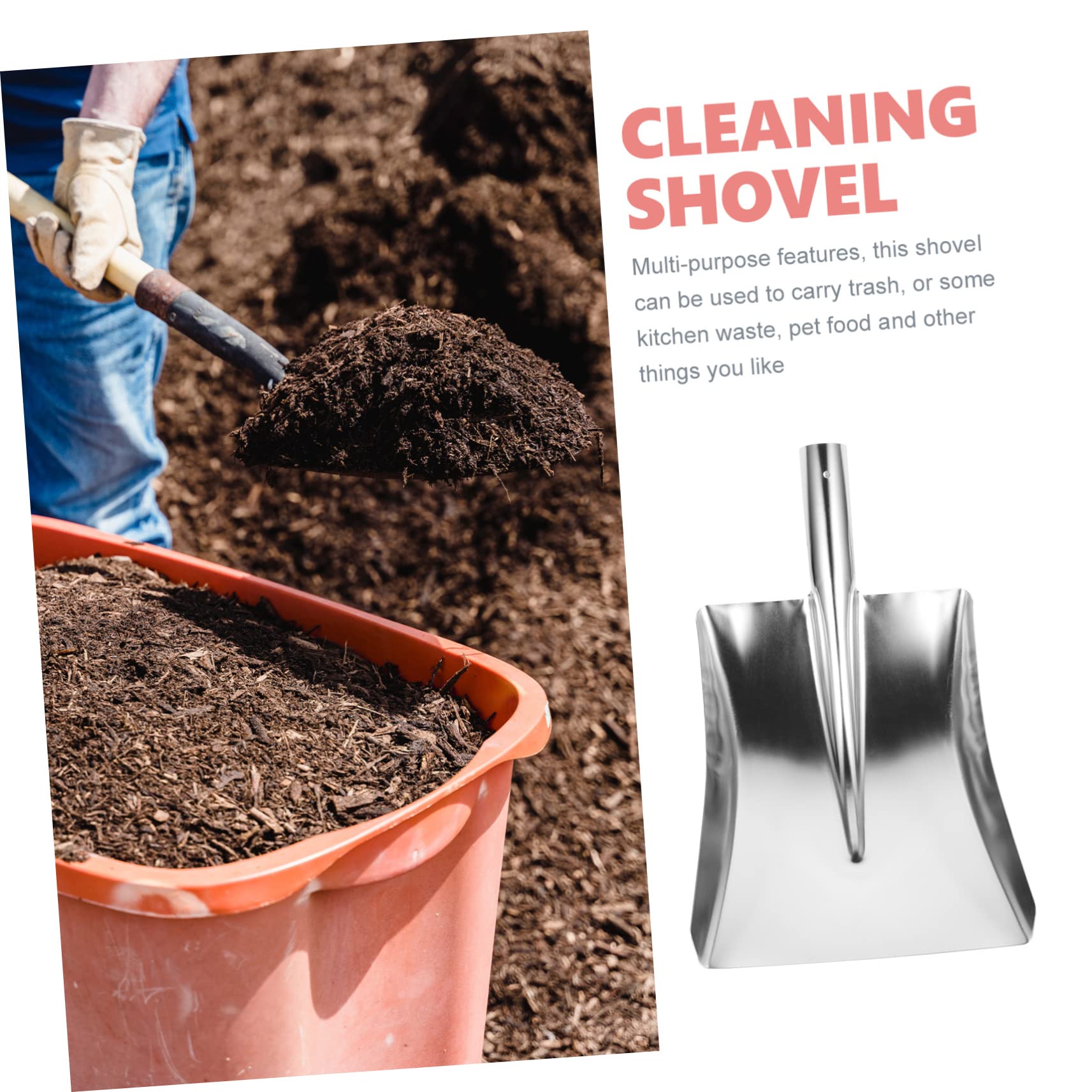 Holibanna Dust Shovel Cleaning Supplies Garbage Shovels Outdoor Home Cleaning Tool