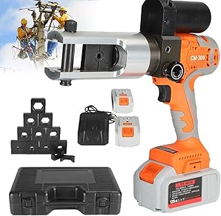 High strength hardness Rugged portable tools Electric Hydraulic Cable Lug Crimper,Hydraulic Crimping Pliers,16-300mm² Battery Powered Cable Crimping Tool Electric Hydraulic Crimping Pliers,360° Rotati