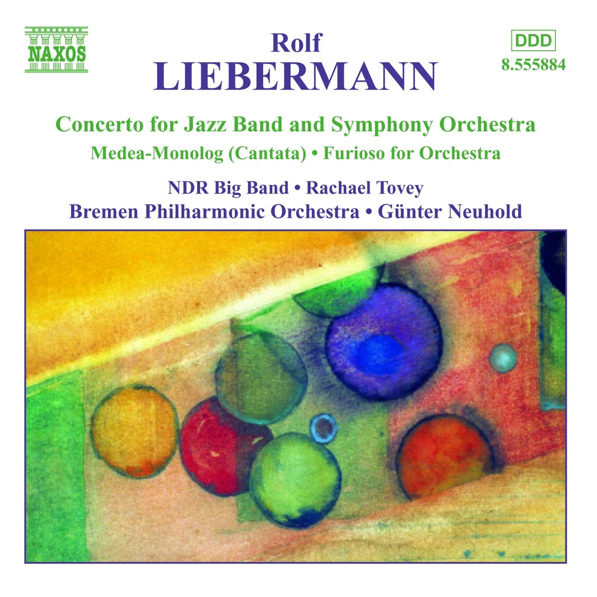 Orchestral And Vocal Works [Audio CD] LIEBERMANN; Liebermann and Günter Neuhold