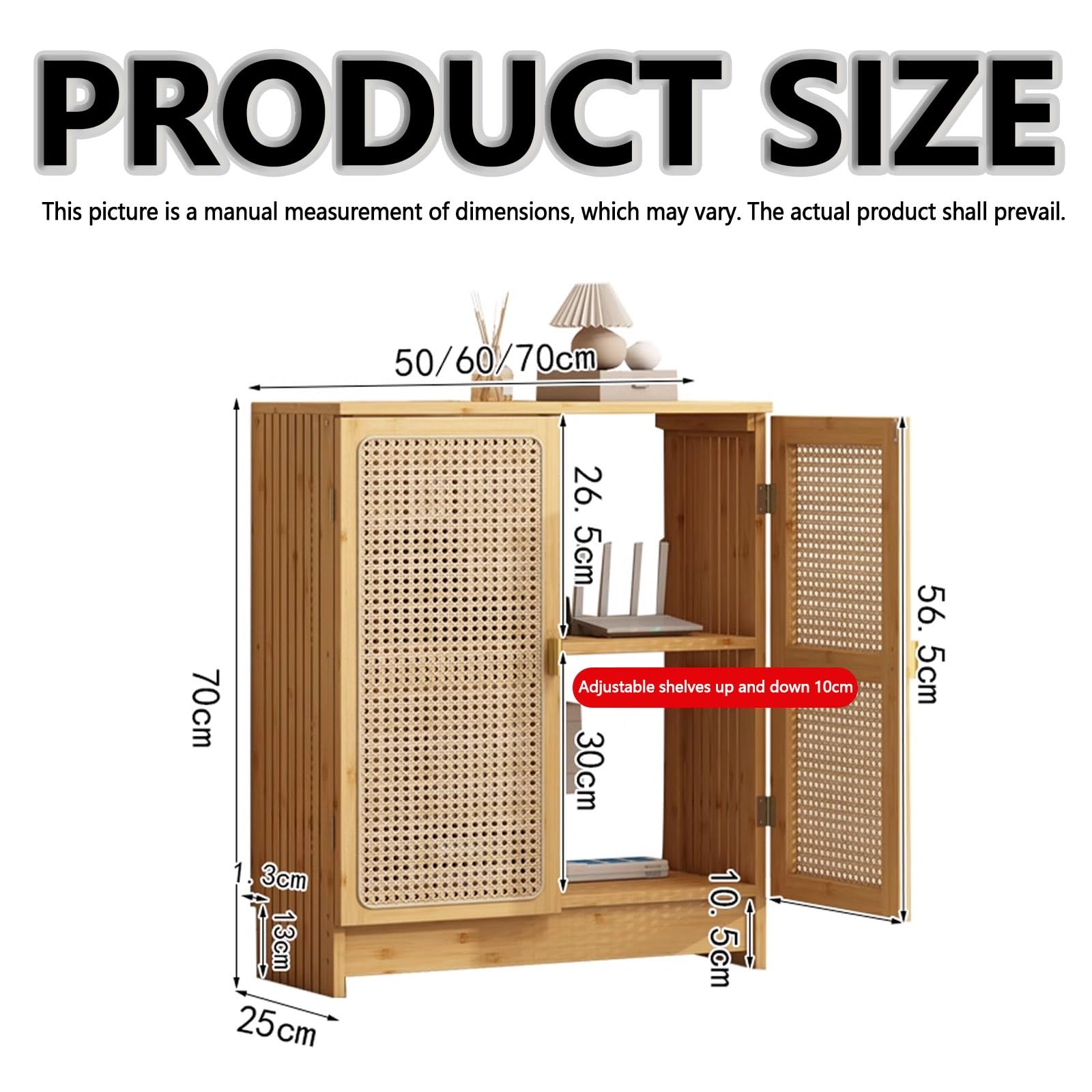 Scaffale in legno con sportello, elegante contenitore WiFi per casa, camera da letto e soggiorno, nasconde scatole elettriche e soluzione di archiviazione multifunzionale