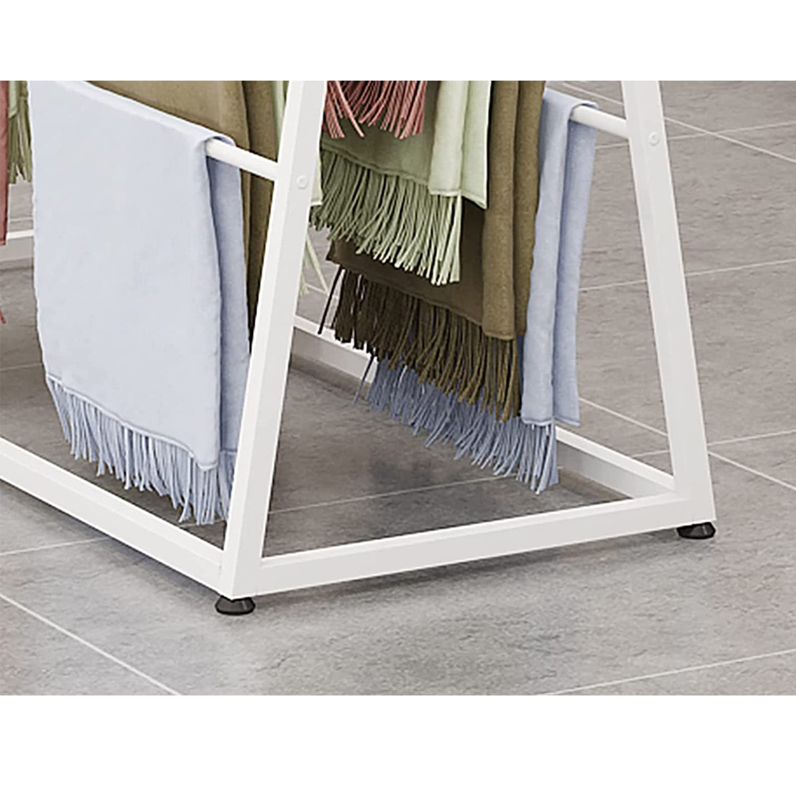 Hijab Organizer Sjaal Houder Rack - Metalen Vloerstaande Broek Hanger 60cm/80cm/100cm/120cm Breed - Craft Room Organizer Display Stand