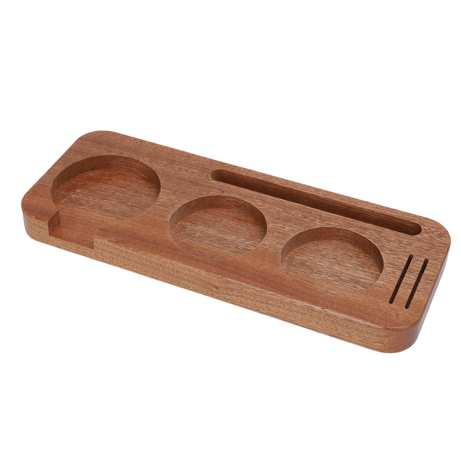 Tamping-Station für 51 mm Siebträger, Walnussholz, Kaffee-Tamper-Aufbewahrungsständer für Zuhause, Café