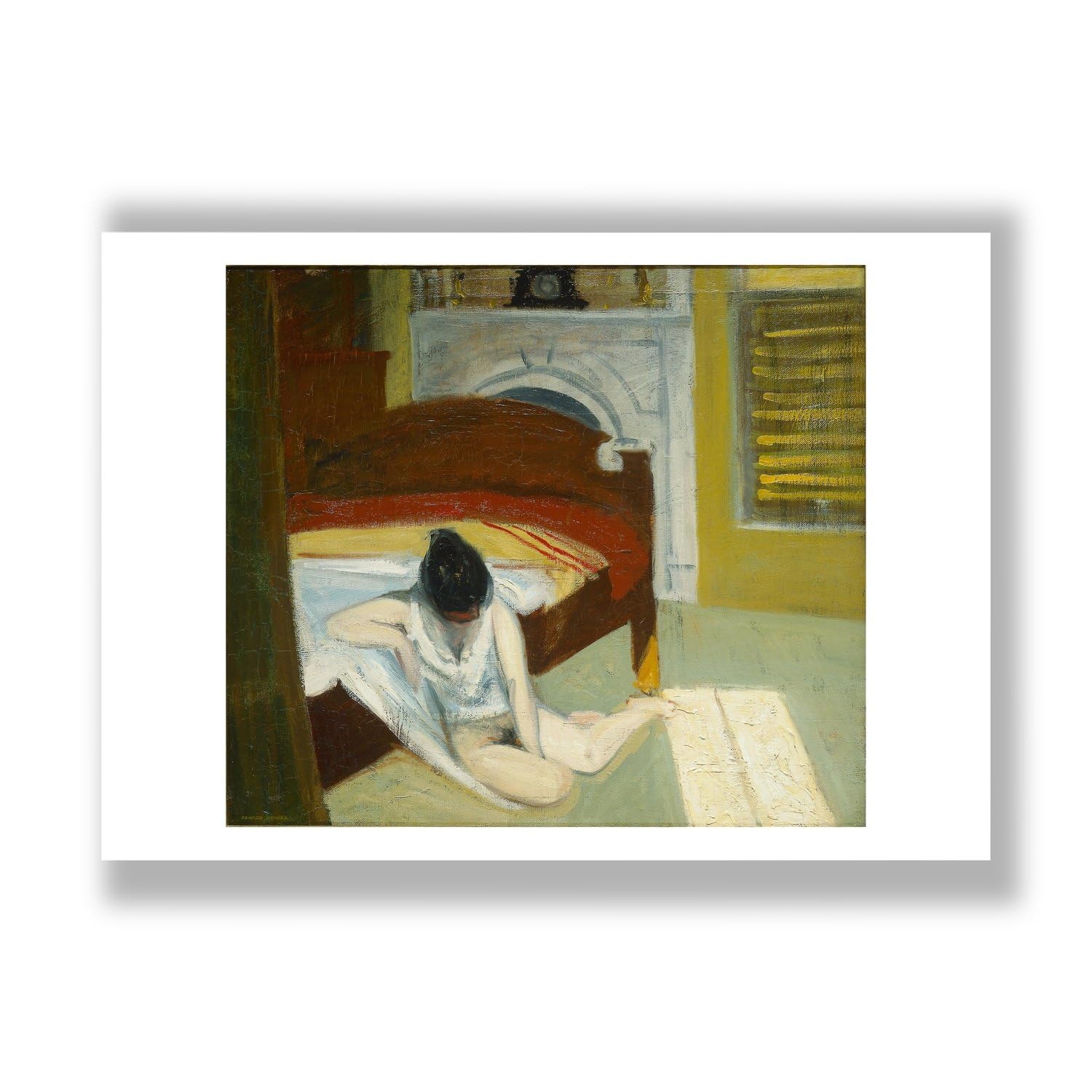 Grande impression d'art Edward Hopper Summer Interior papier satiné luxe - 7