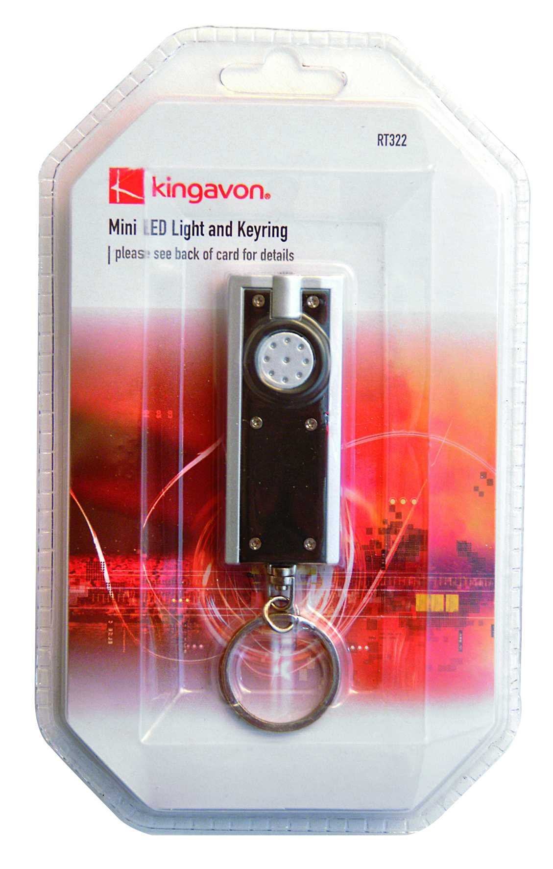 Kingavon BB-RT322 Mini LED Light and Key Ring