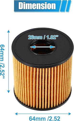 Miniatura 5 de X AUTOHAUX Filtro de aceite de motor 26350-2J000 para Hyundai Elantra 2.0L 2021-2022 para Hyundai Sonata 2.0L para Hyundai HYBRID 2020-2022 3 Set