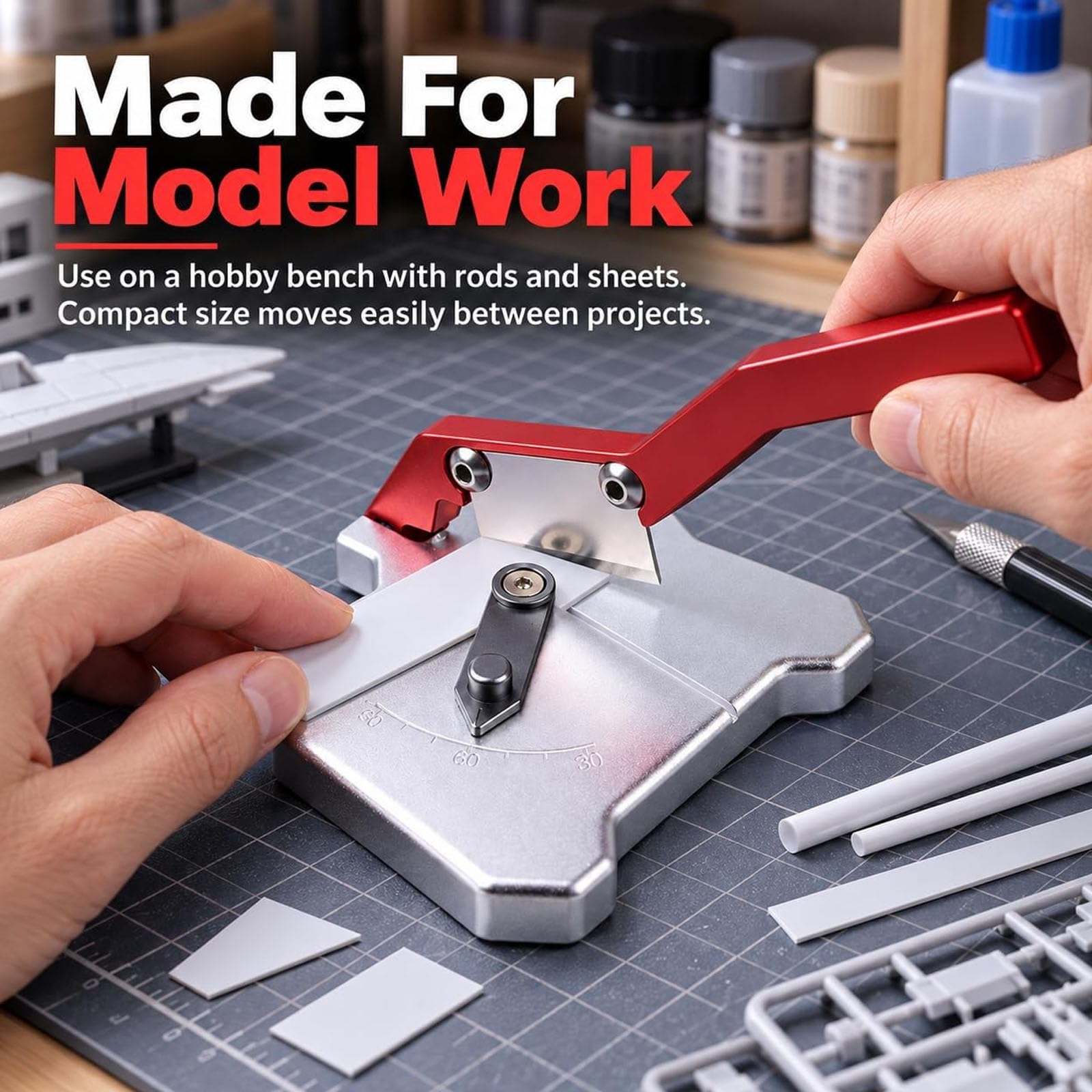 Cortador de ángulo modelo, mesa de corte de ángulo fijo mini
