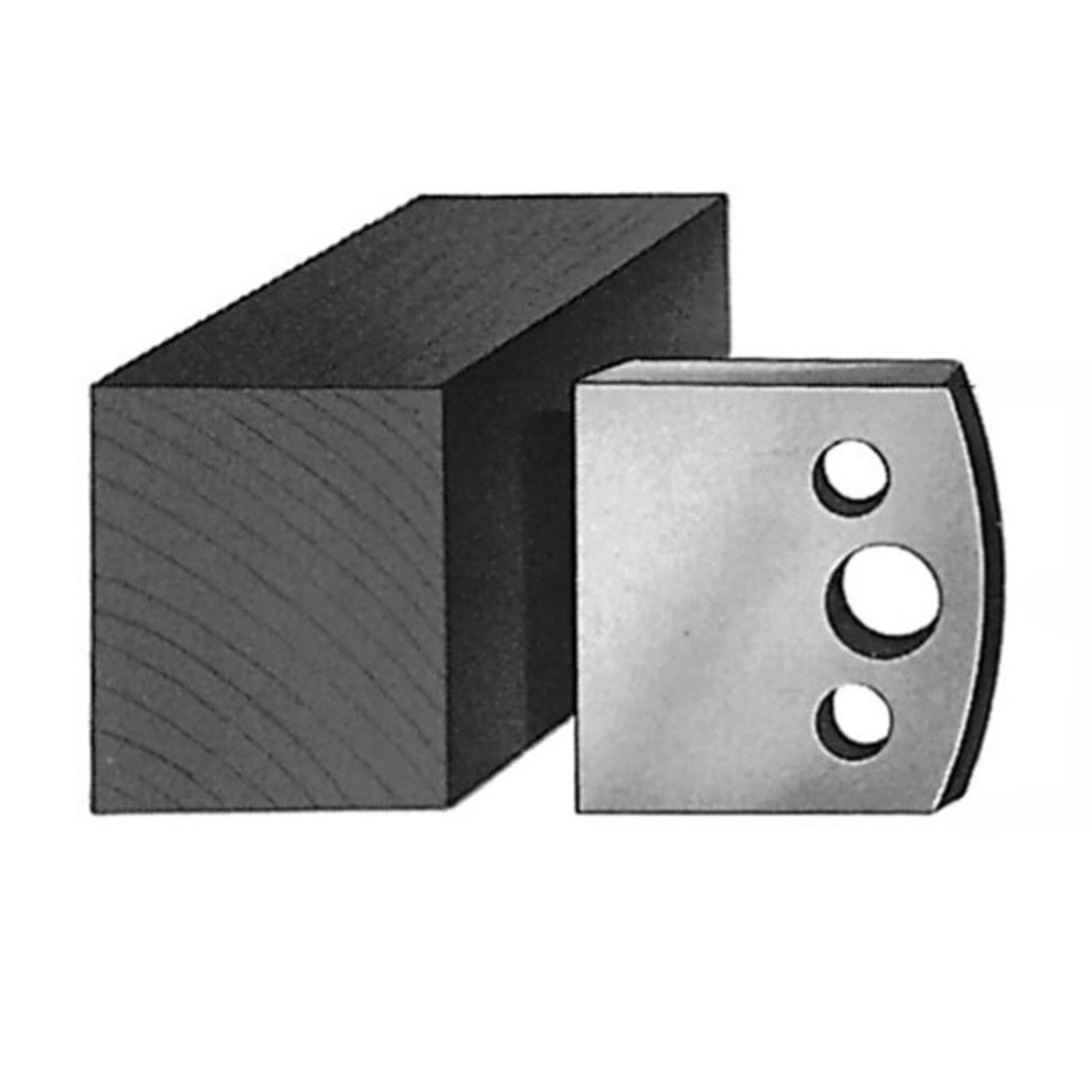 40mm Euro Spindle Moulder Cutters - Profile 000 Limiters Only Pack of 2 Made by Xcalibur Tooling — image 1