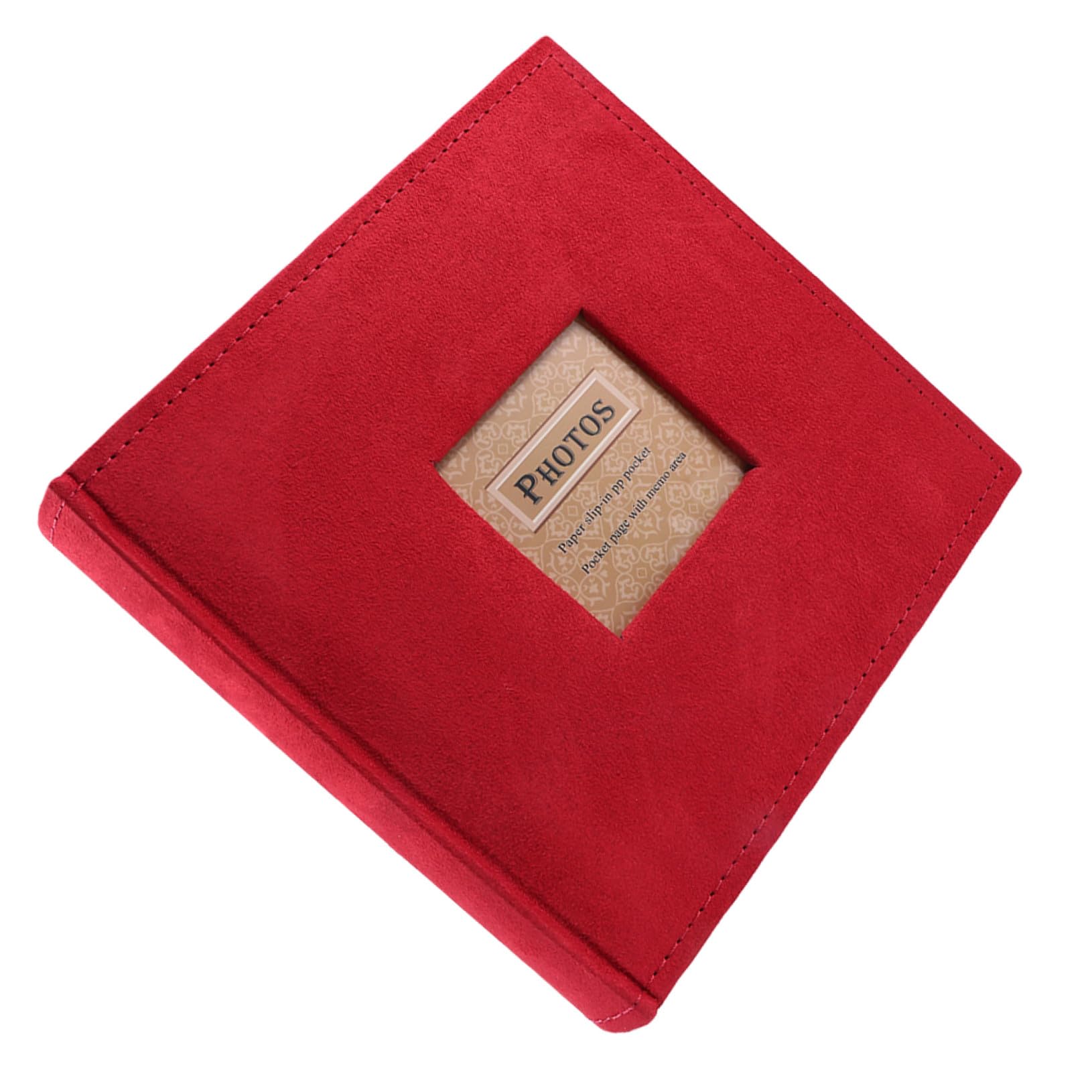 Cabilock Álbum de Fotos para Niños Y Niñas 4r 6 Pulgadas 300 Hojas Rojo para Álbumes de Recortes Infantiles