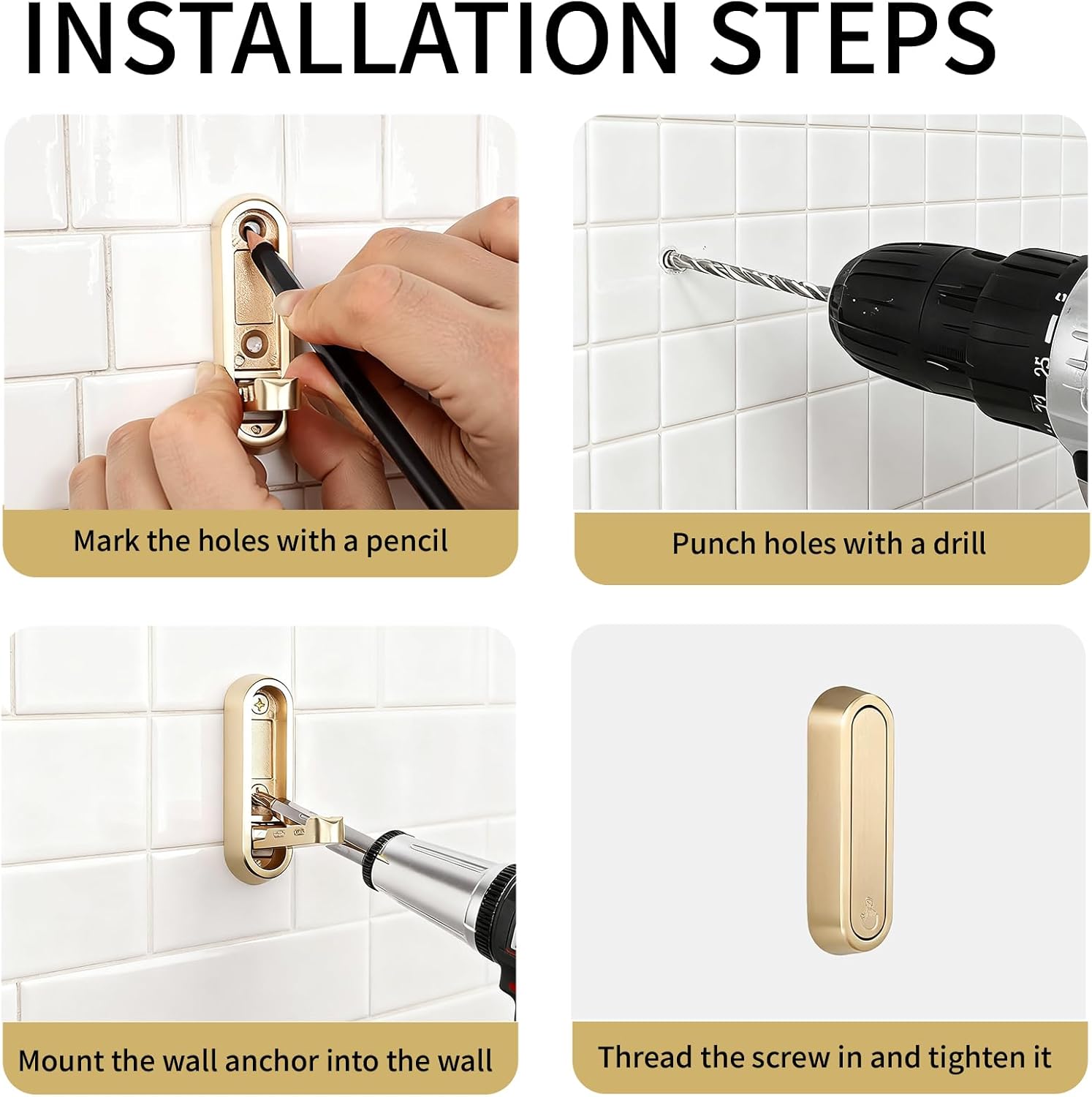 8 Pack Foldable Wall Hooks, Zinc Alloy Rustproof with Eco Coating, Screw Mount, Space-Saving Hidden Design for Hanging Coats, Towels, and Bathrobes, Entryway, Bedroom, Bathroom, Kitchen
